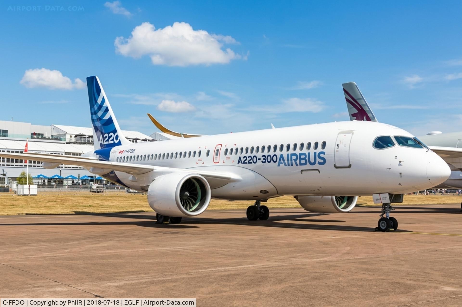 C-FFDO, 2015 Bombardier CSeries CS300 (BD-500-1A11), c/n 55002, C-FFDO 2015 Airbus A220-300 Bombardier CS300 FIA 
