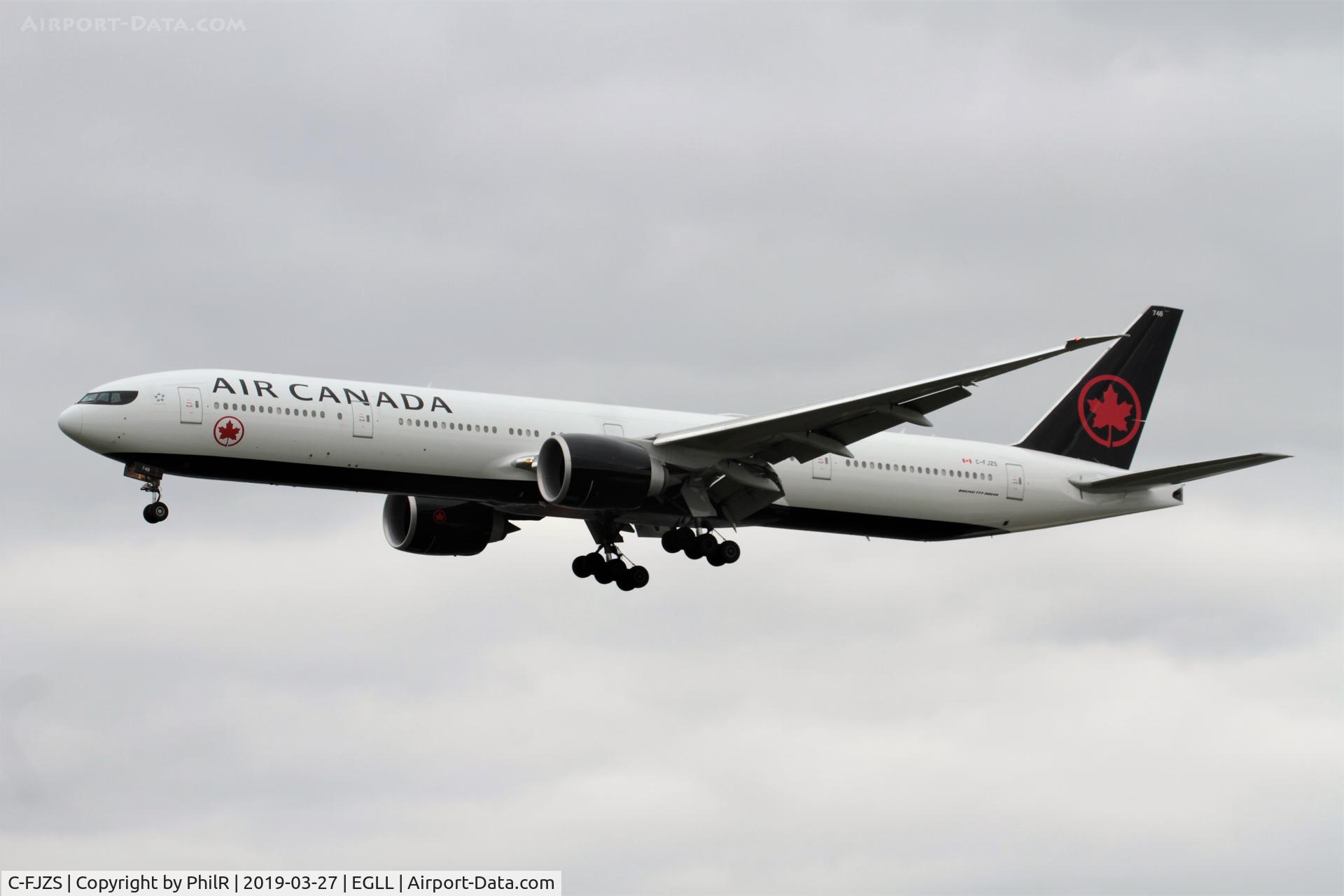 C-FJZS, 2016 Boeing 777-333/ER, c/n 62400, C-FJZS 2016 B777-300 Bedfont LHR 