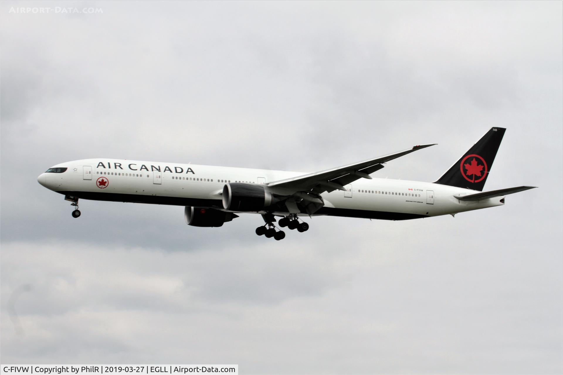 C-FIVW, 2013 Boeing 777-333/ER, c/n 42218 l/n 1108, C-FIVW 2013 B777-300 Bedfont LHR 