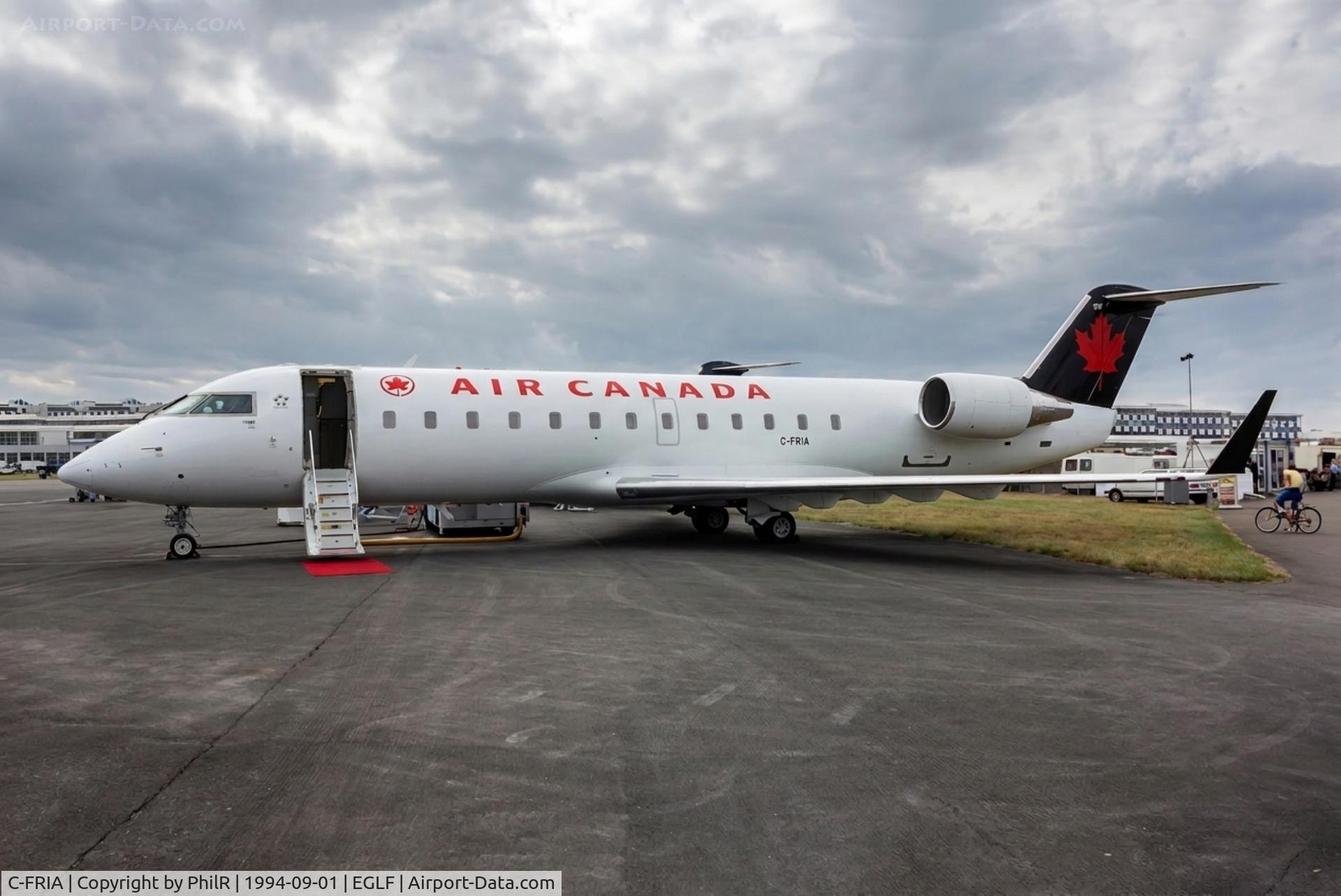 C-FRIA, 1994 Canadair CRJ-100ER (CL-600-2B19), c/n 7045, C-FRIA 1994 CRJ100 Air Canada SBAC