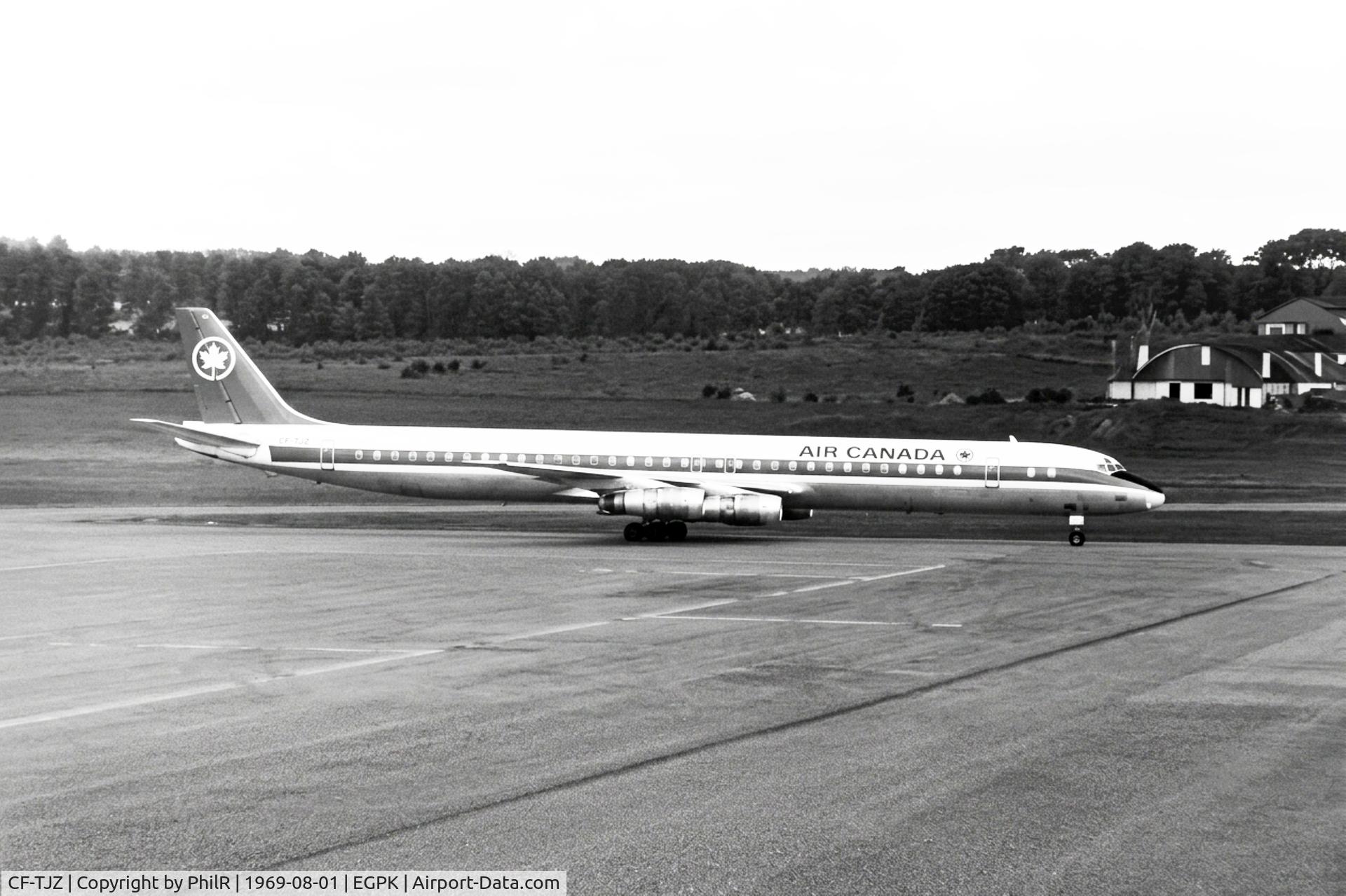 CF-TJZ, 1968 Douglas DC-8-61, c/n 45963, CF-TJZ 1968 Douglas DC8-61 Air Canada PIK 