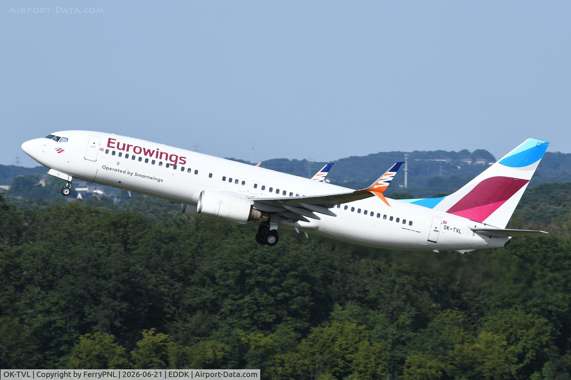 OK-TVL, 2010 Boeing 737-8FN, c/n 37076 l/n 3147, Eurowings B738 operated by Smartwing