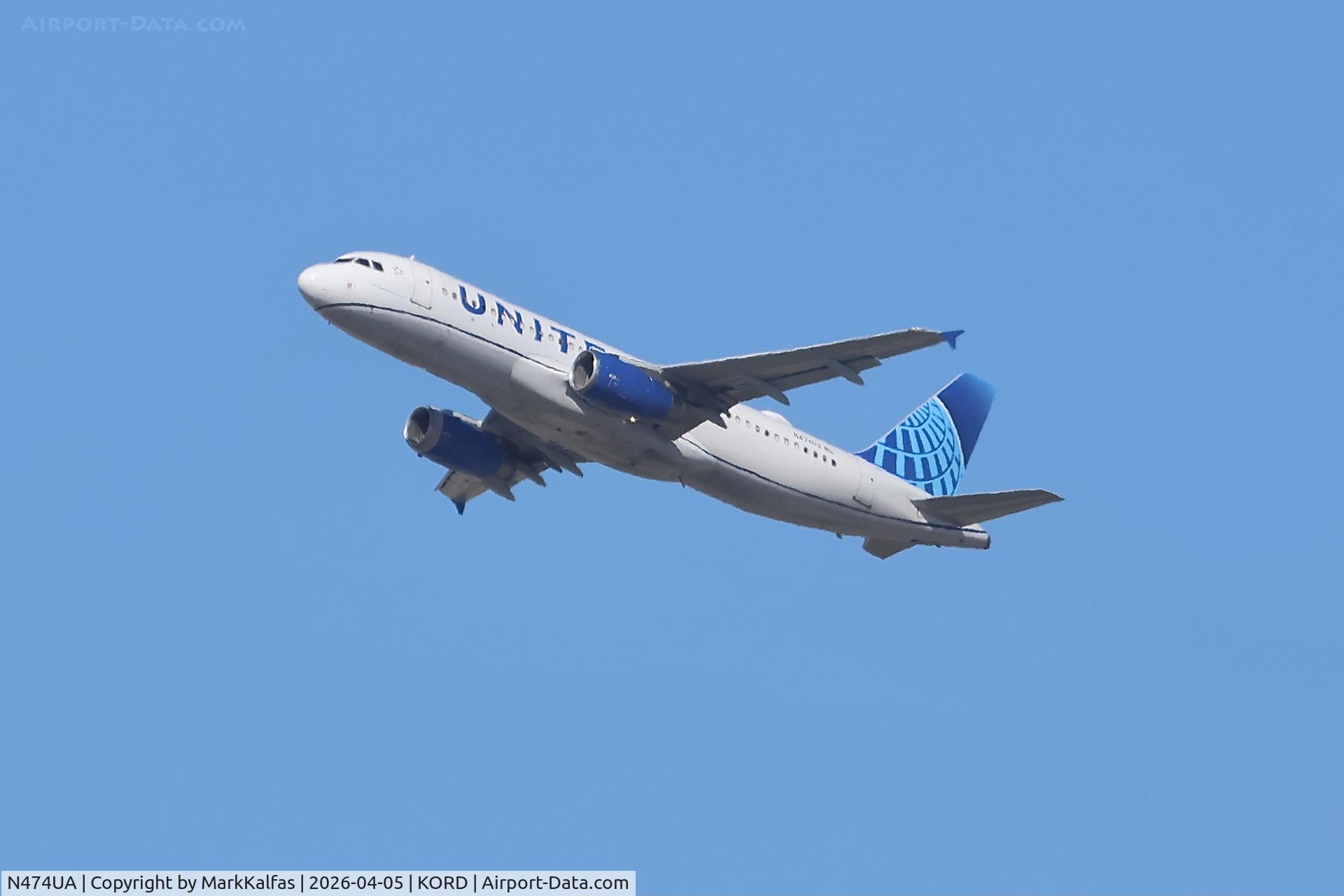 N474UA, 2001 Airbus A320-232, c/n 1475, A320 United Airlines Airbus A320-232 N474UA