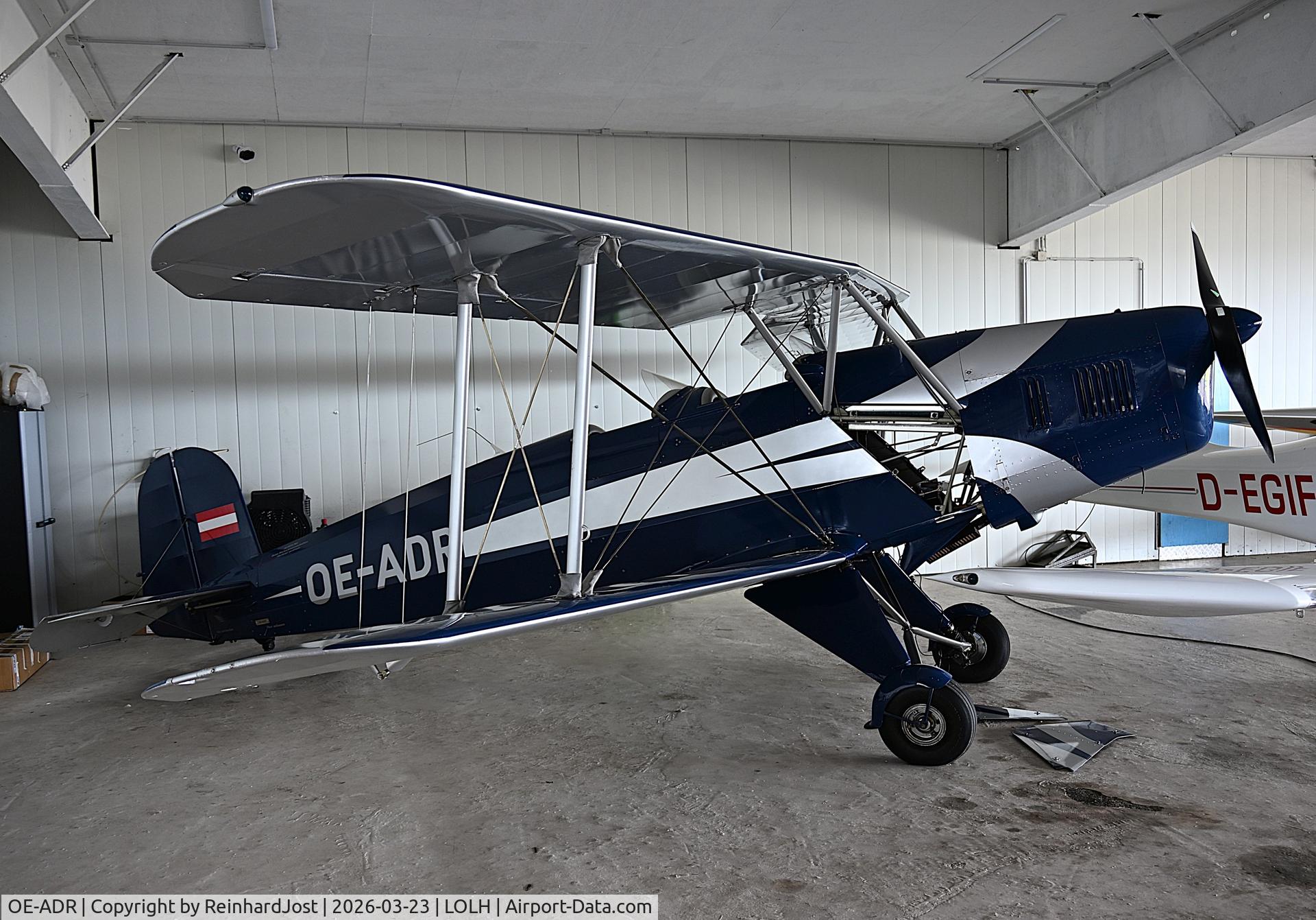 OE-ADR, SSH T-131PA Jungmann, c/n T-131-113, Jungmann OE-ADR (ex-SP-YRS) at Hofkirchen, Austria