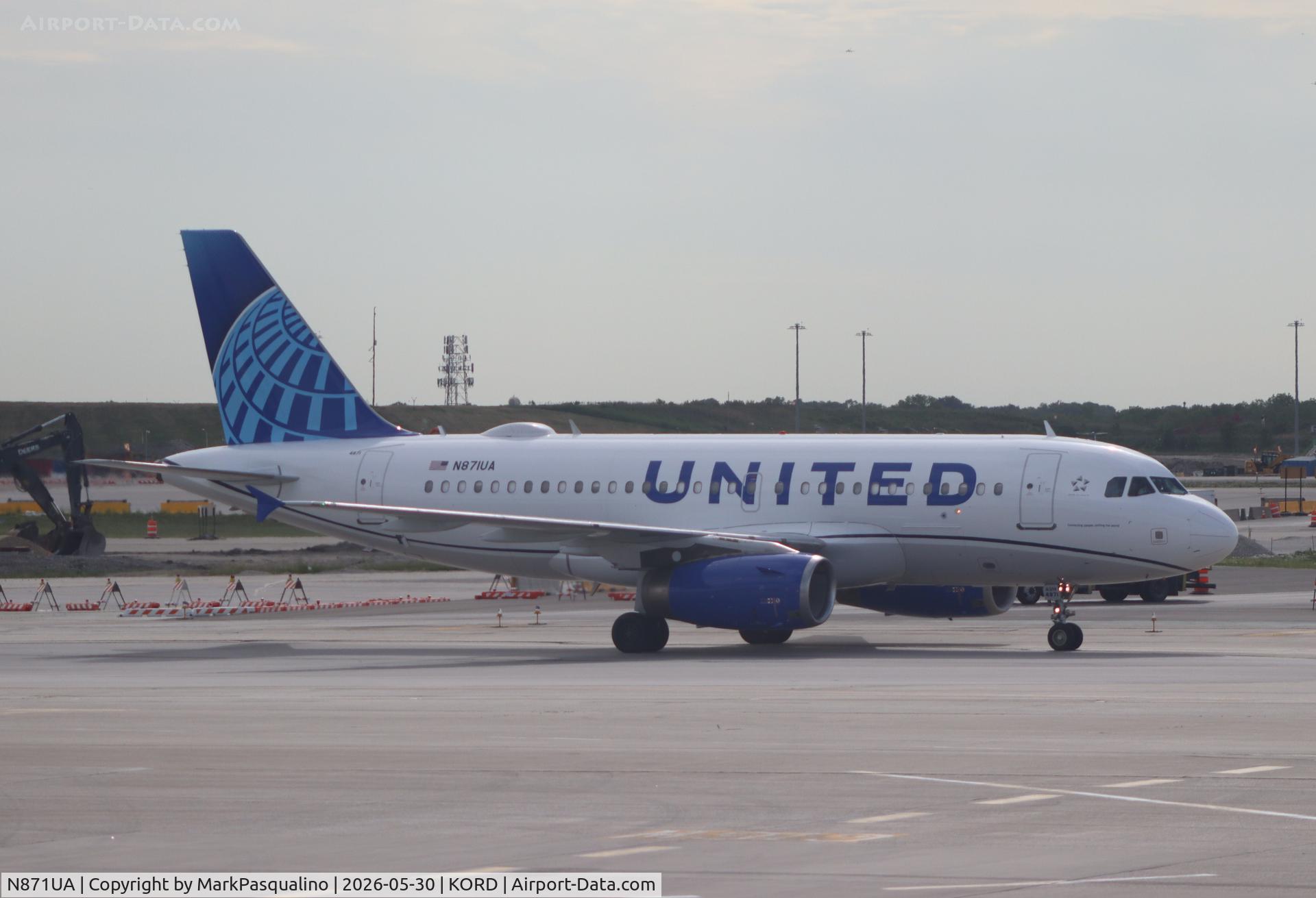 N871UA, 2003 Airbus A319-132, c/n 1971, Airbus A319-132