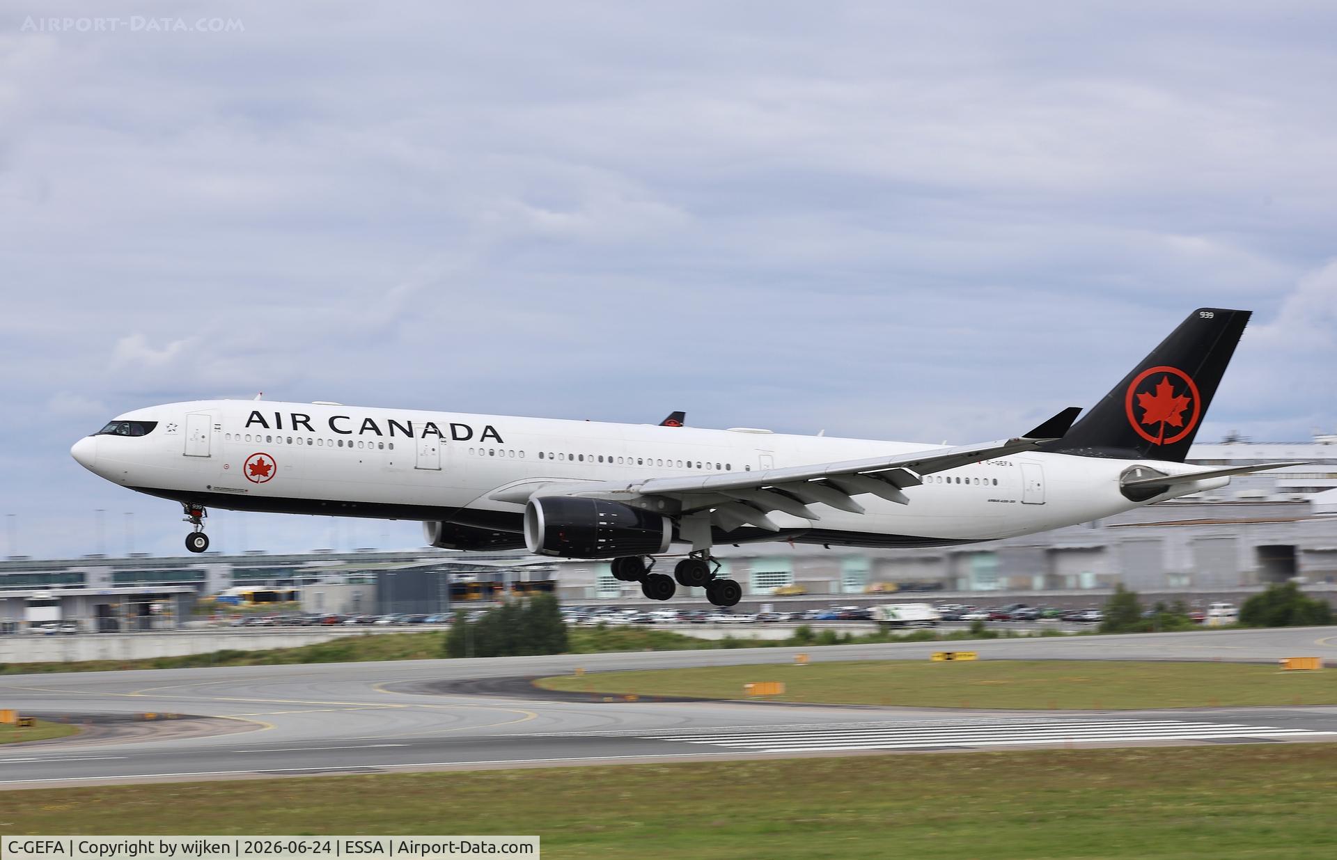 C-GEFA, 2009 Airbus A330-343, c/n 997, Rwy 19L