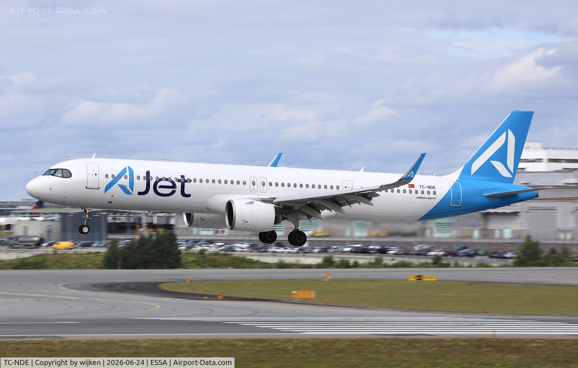 TC-NDE, 2019 Airbus A321-271NX, c/n 8906, Rwy 19L