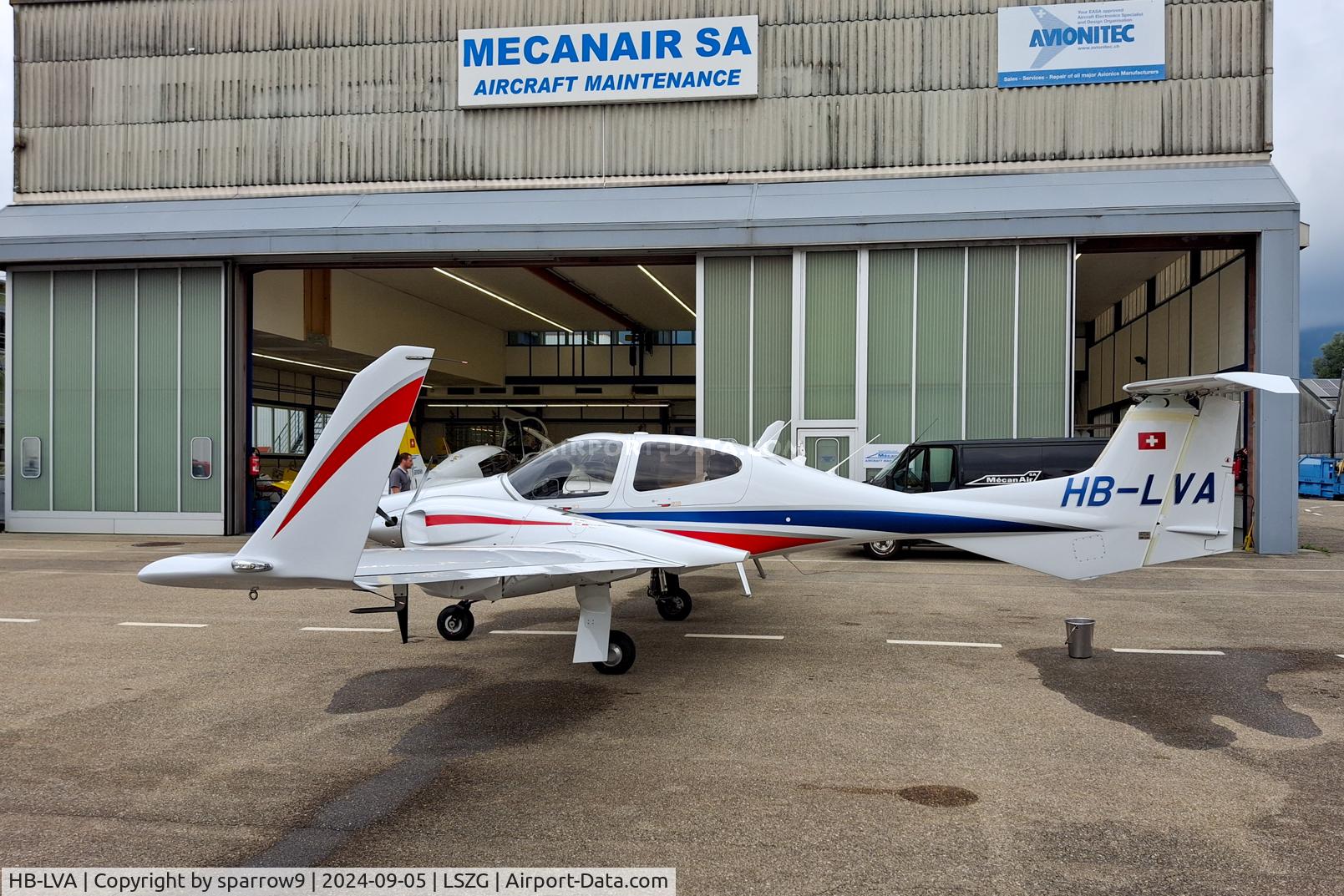 HB-LVA, 2018 Diamond DA-42 NG Twin Star, c/n 42.N342, At Grenchen