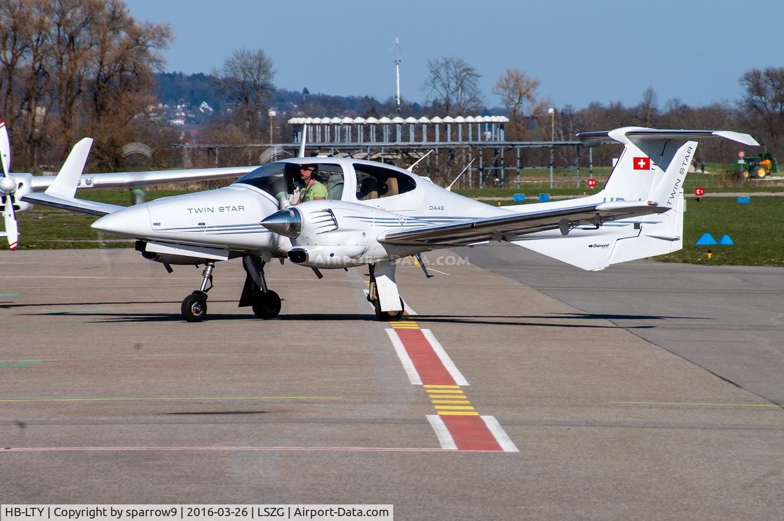 HB-LTY, 2005 Diamond DA-42 Twin Star, c/n 42.069, At Grenchen