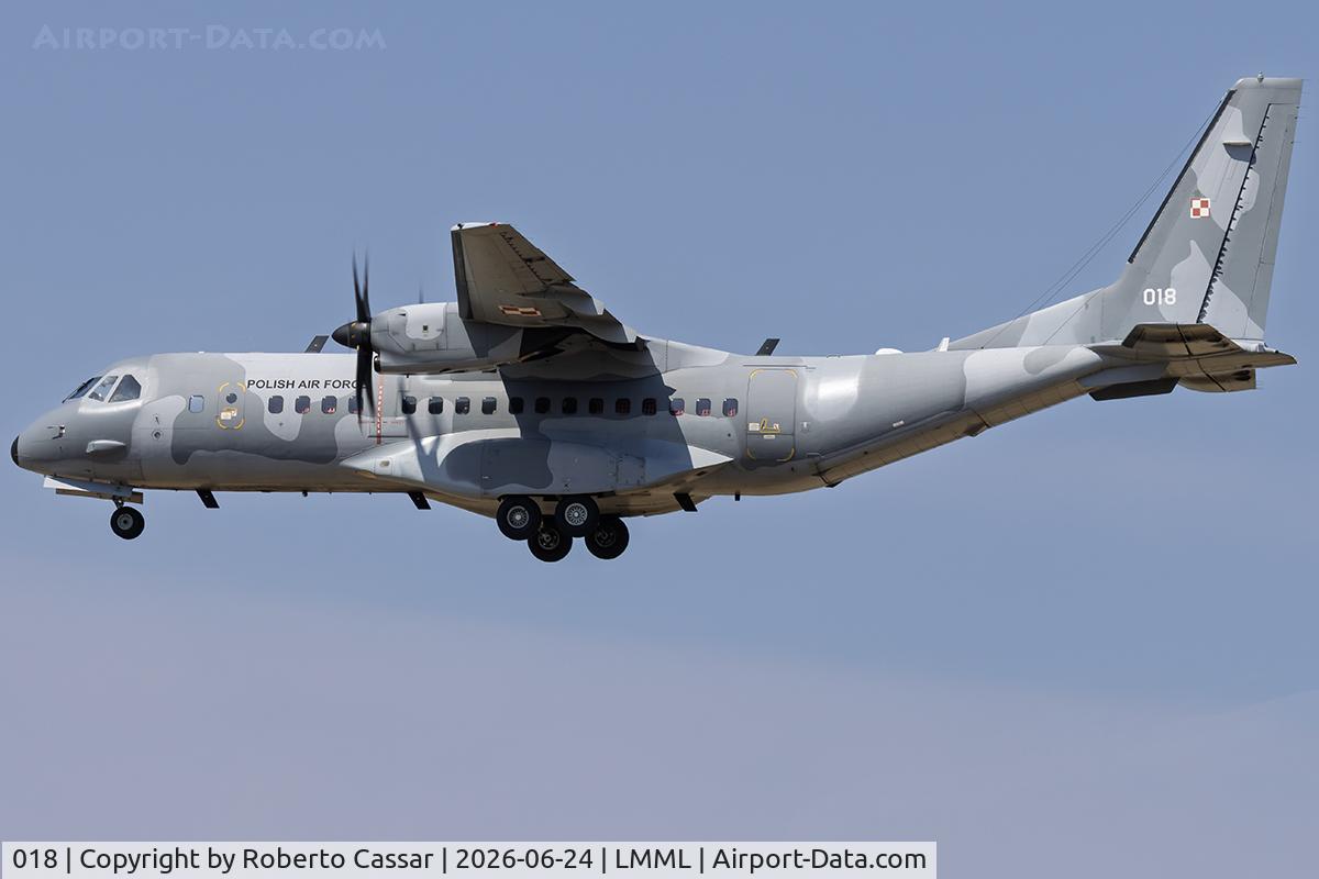 018, CASA C-295M, c/n S-018, Runway 31