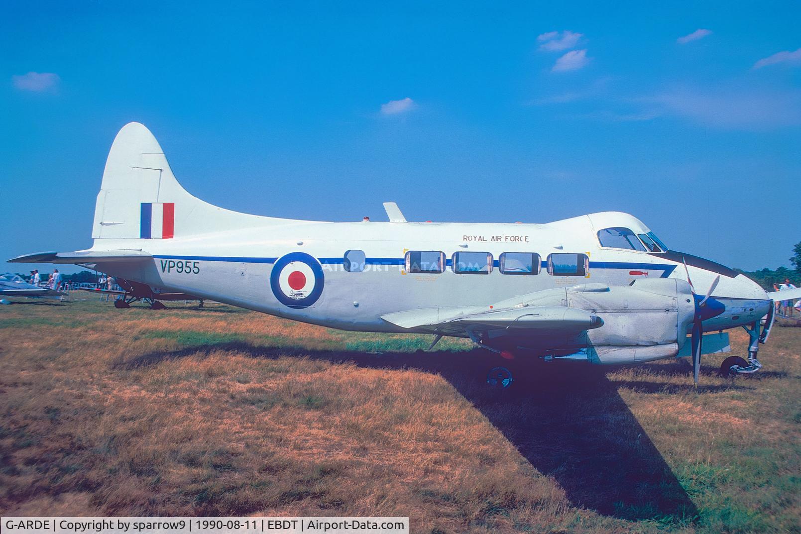 G-ARDE, 1956 De Havilland DH-104 Dove 6, c/n 04469, And from this side "the military-look"