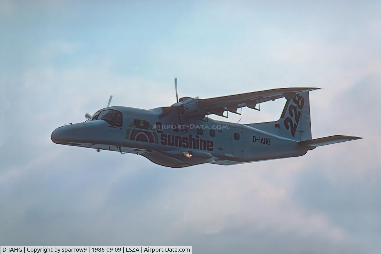 D-IAHG, 1985 Dornier 228-201, c/n 8066, On downwind to land