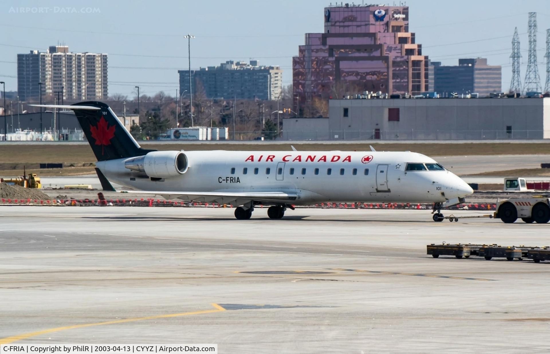 C-FRIA, 1994 Canadair CRJ-100ER (CL-600-2B19), c/n 7045, C-FRIA 1994 CRJ100ER Air Canada YYZ 
