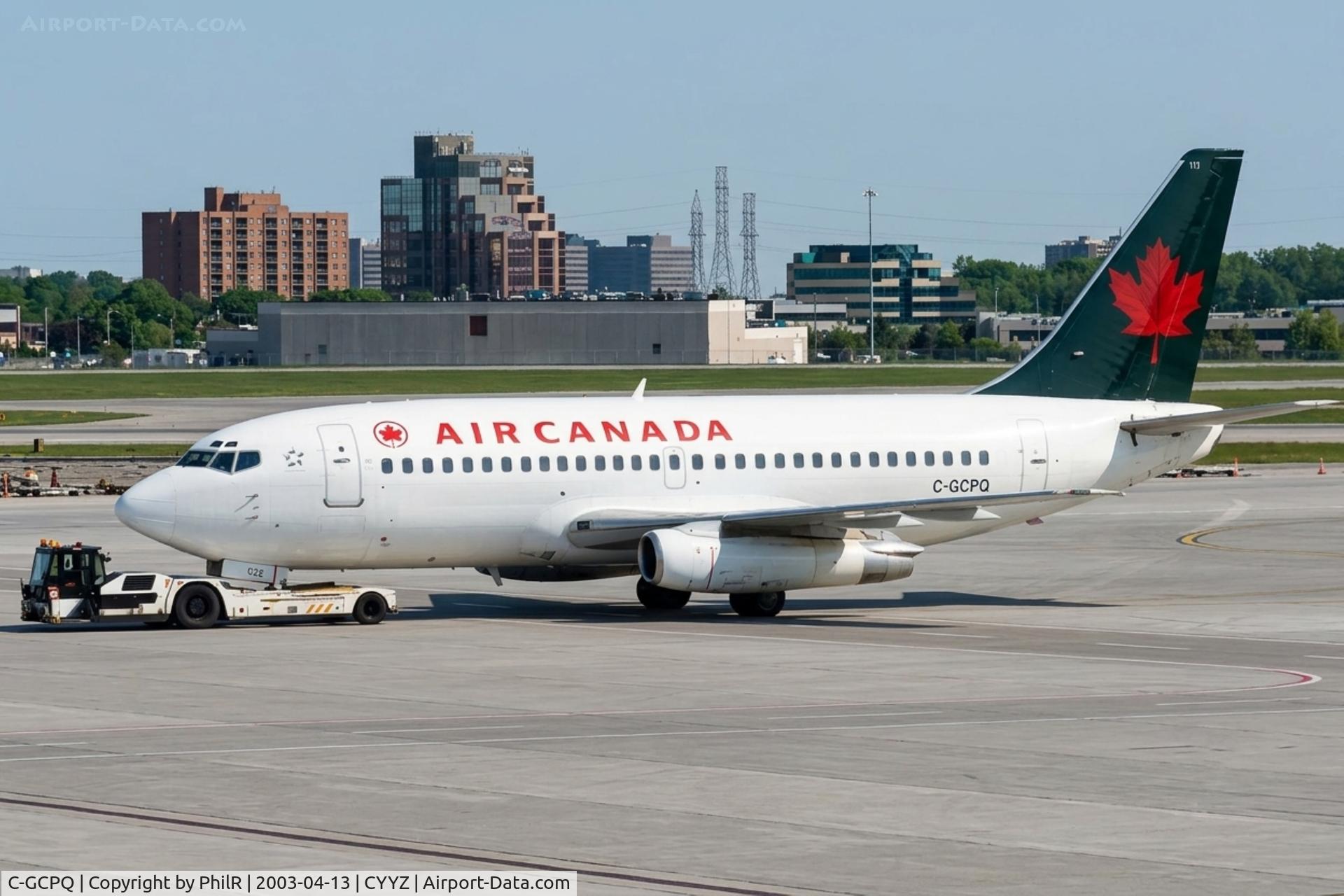C-GCPQ, 1980 Boeing 737-217, c/n 22256 l/n 672, C-GCPQ 1980 B737-200 Air Canada YYZ 
