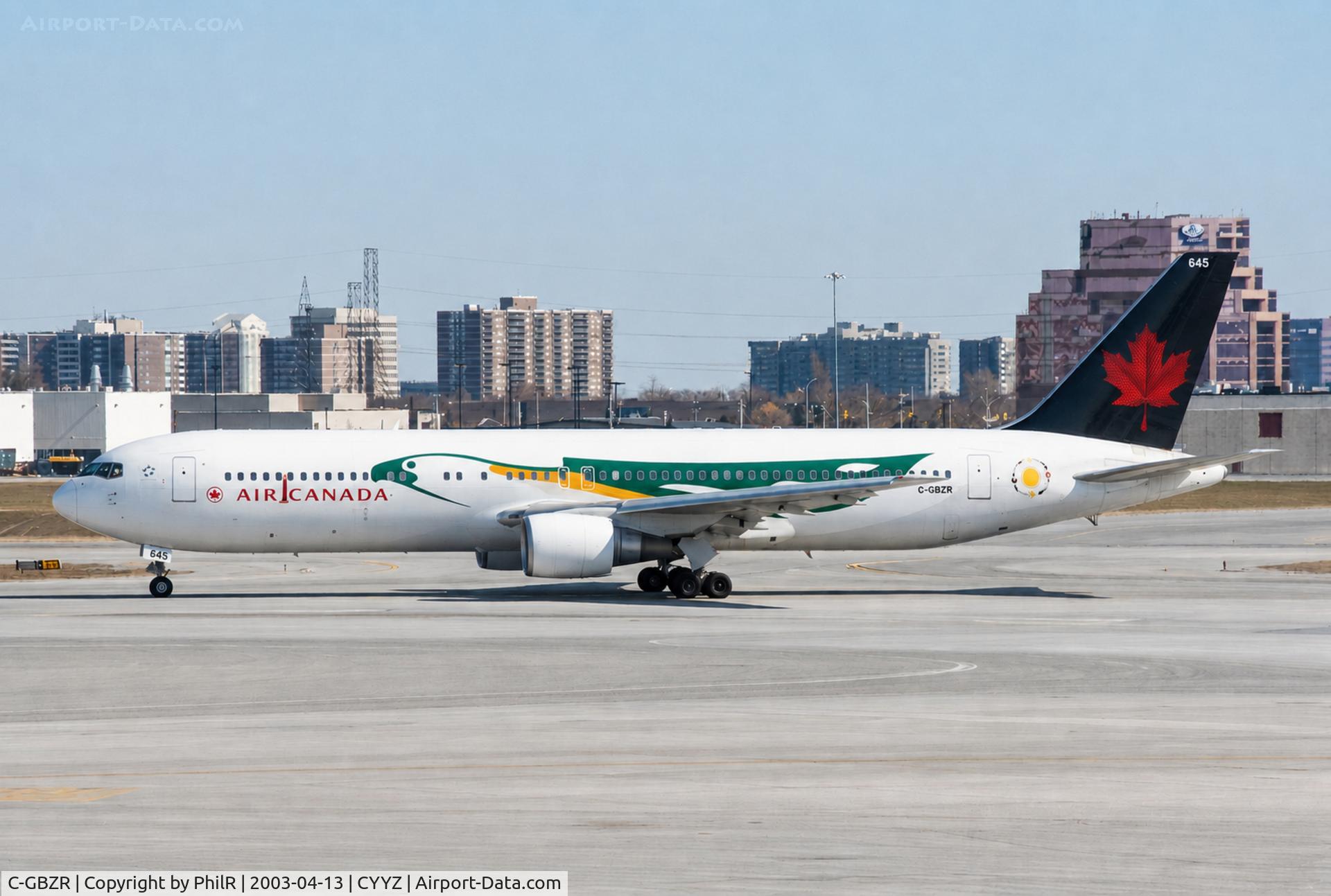 C-GBZR, 1982 Boeing 767-38E/ER, c/n 25404, C-GBZR 1991 B767-300 Air Canada YYZ