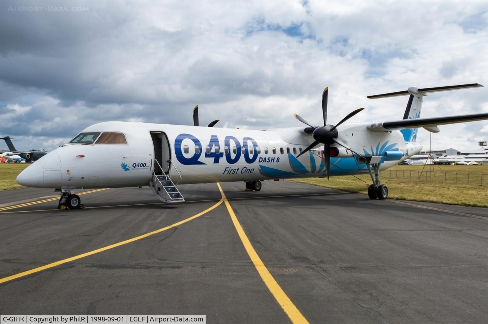 C-GIHK, 1998 De Havilland Canada DHC-8-402Q Dash 8, c/n 4004, C-GIHK DHC-8-400Q SBAC 
