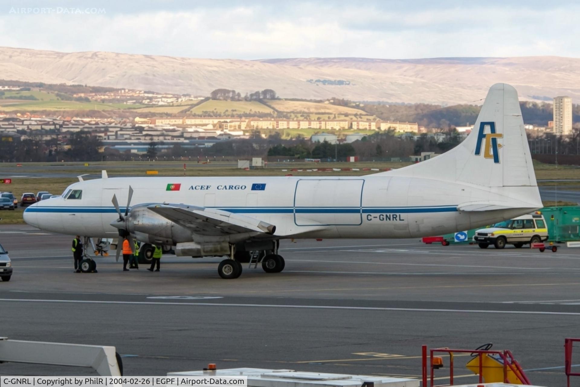 C-GNRL, 1956 Convair 580(F), c/n 375, C-GNRL 1956 Convair 580F ACEF Cargo GLA