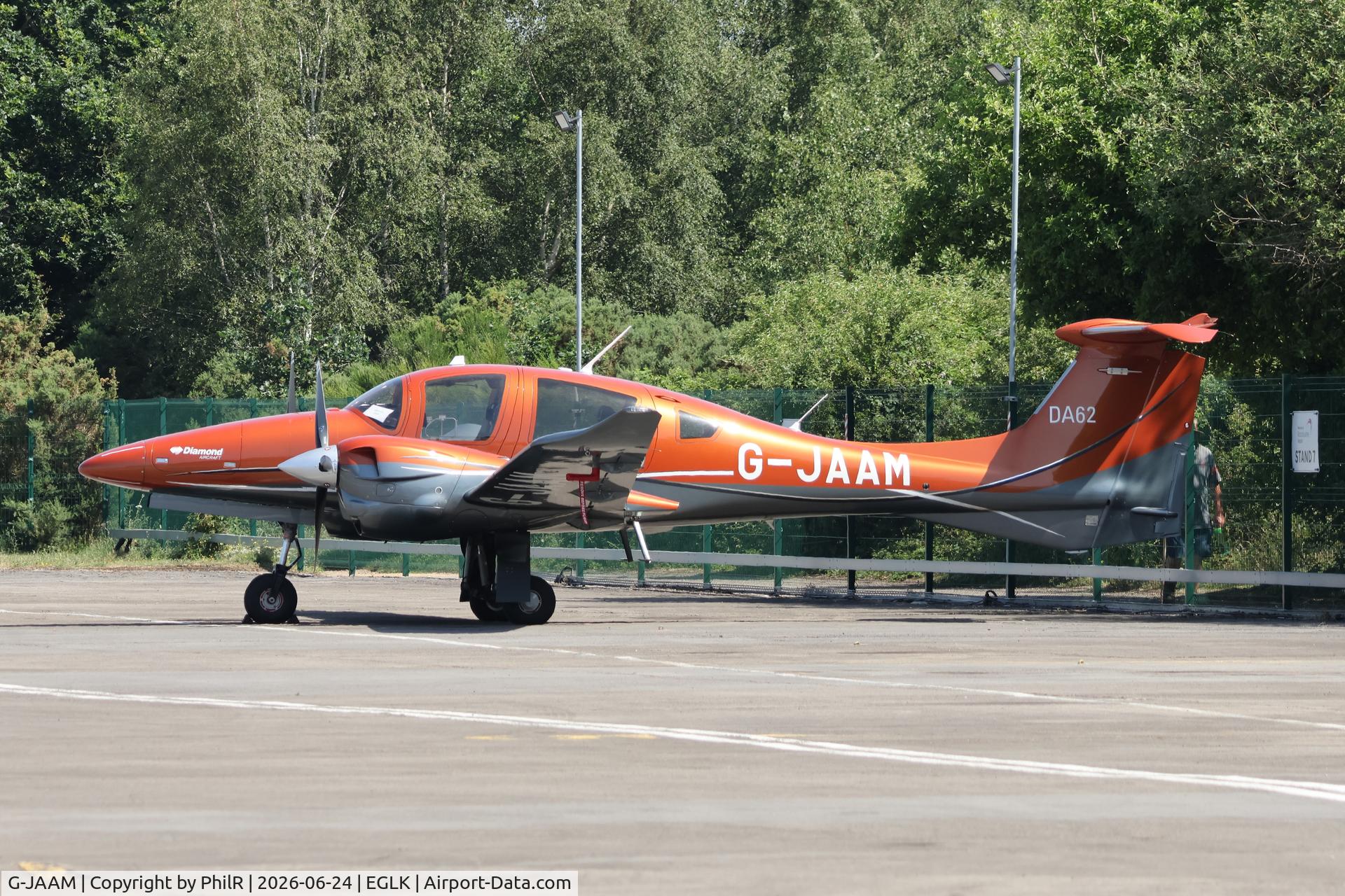 G-JAAM, 2021 Diamond DA-62, c/n 62.156, G-JAAM 2021 Diamond Aircraft Industries DA 62 Blackbushe
