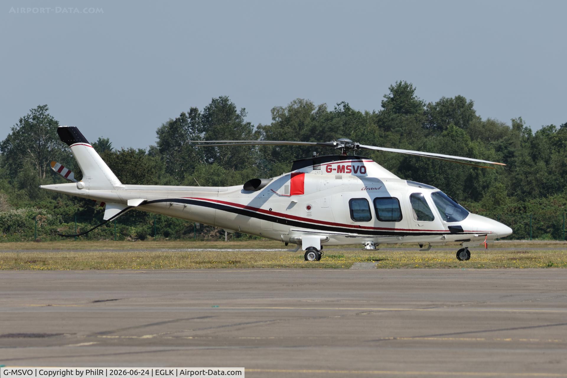 G-MSVO, 2008 Agusta A-109S Grand, c/n 22067, G-MSVO 2008 Agusta A109S Grand Blackbushe 
