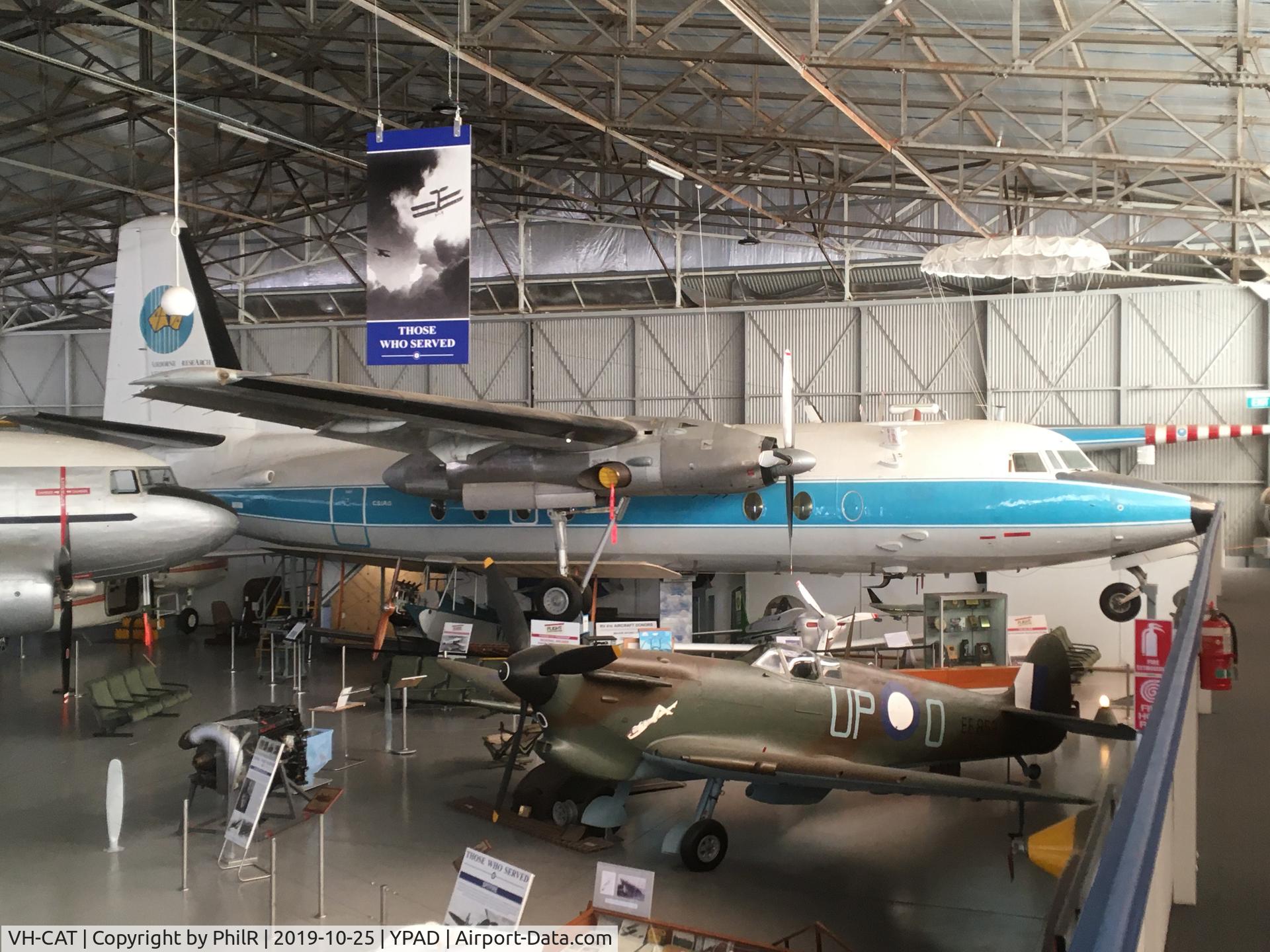 VH-CAT, 1959 Fokker F.27-100 Friendship, c/n 10132, VH-CAT 1959 Fokker F-27-100 SAAM Port Adelaide 
