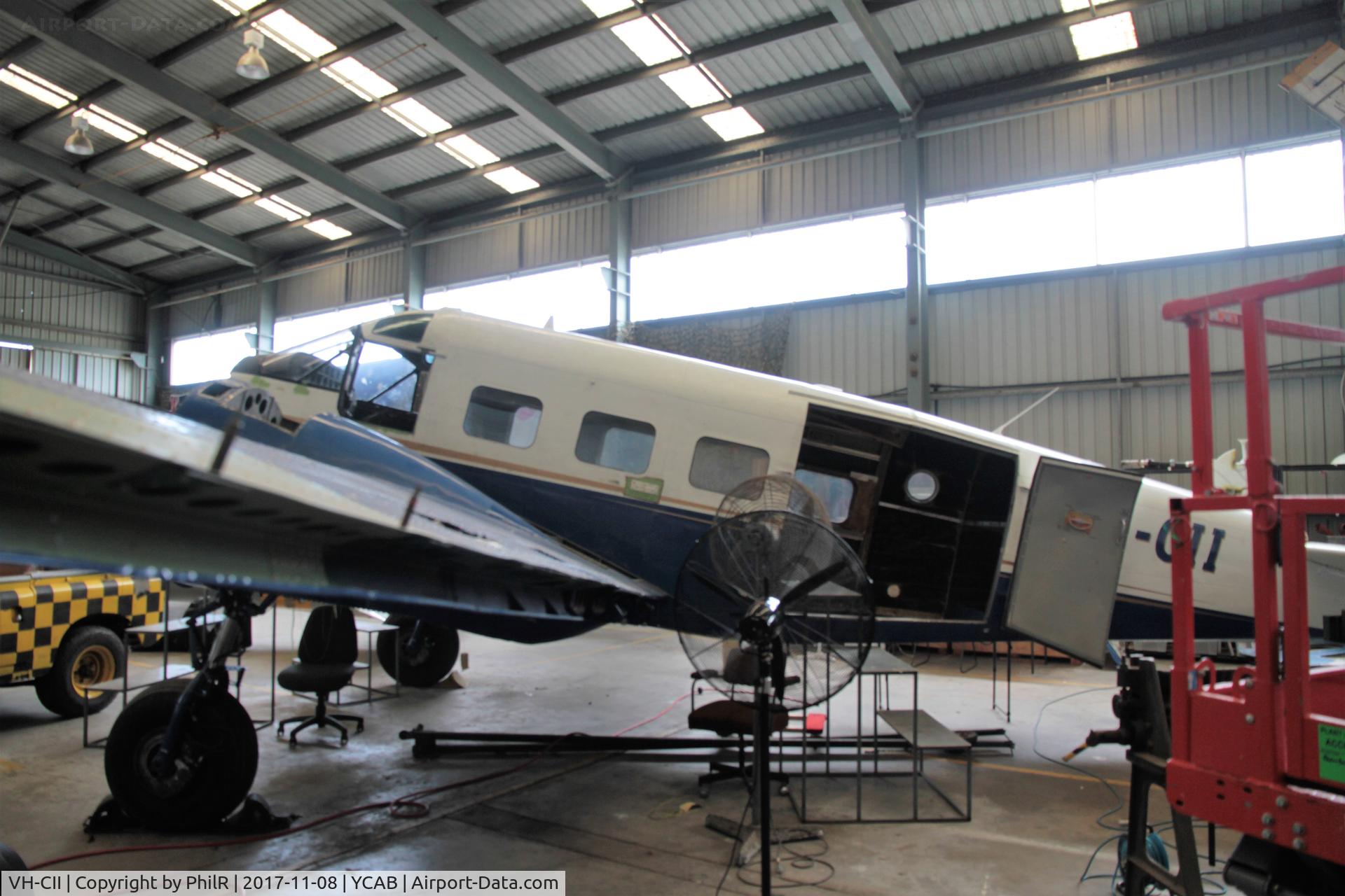 VH-CII, 1958 Beech E18-S, c/n BA-371, VH-CII 1958 Beech E18S Caboolture 
