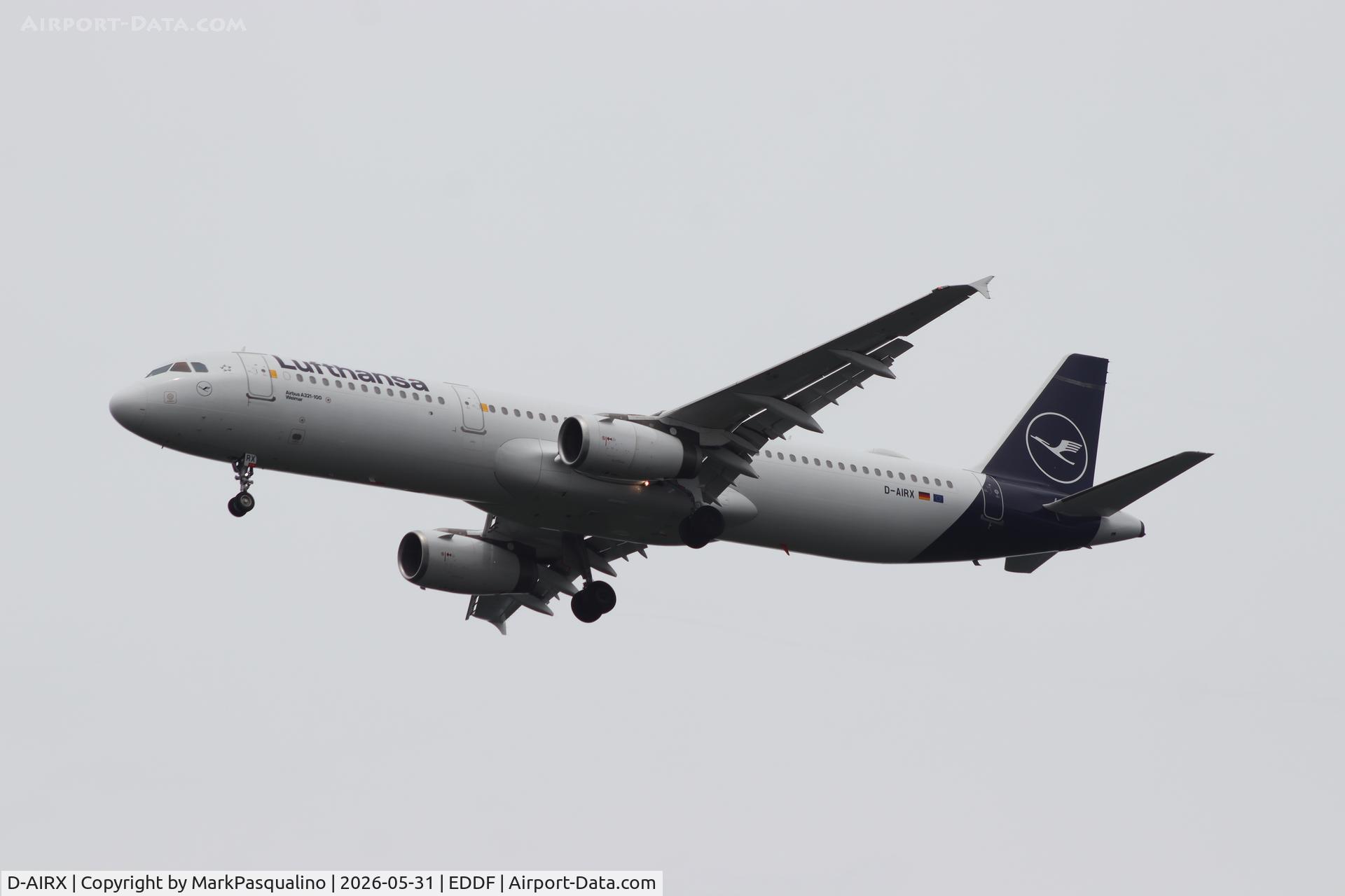 D-AIRX, 1998 Airbus A321-131, c/n 0887, Airbus A321-131