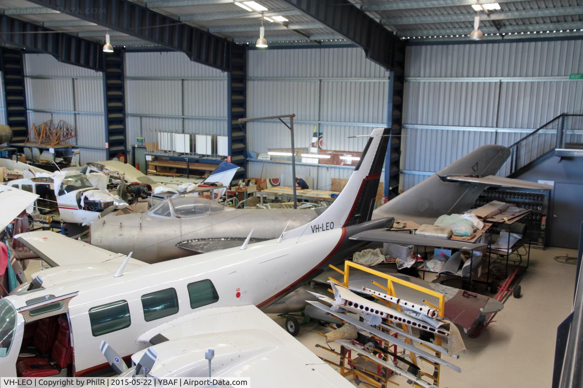 VH-LEO, 1980 Ted Smith Aerostar 601, c/n 61-0788-8062150, VH-LEO 1980 Aerostar 601 Archerfield