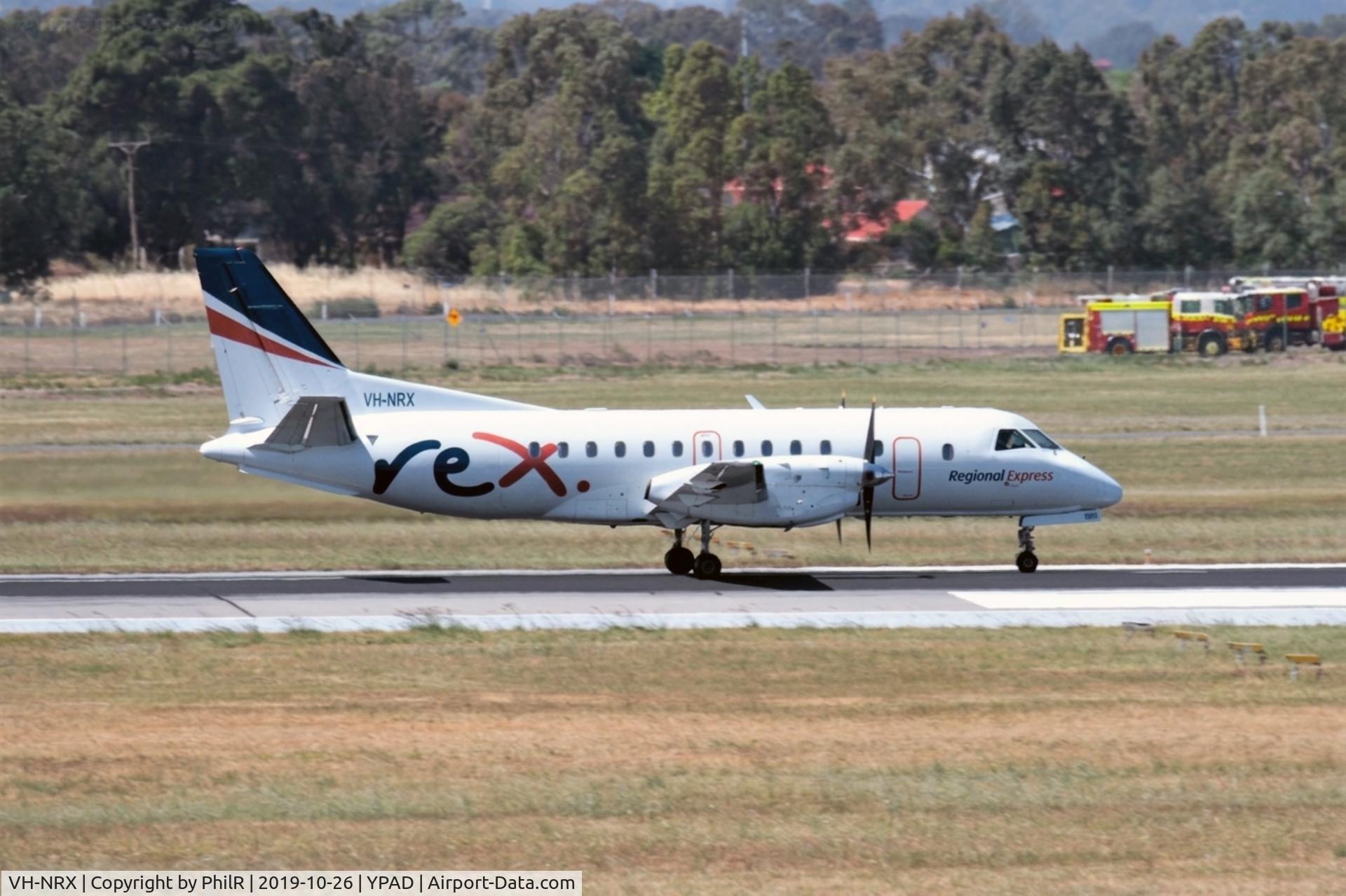VH-NRX, 1991 Saab 340B, c/n 340B-291, VH-NRX 1992 Saab 340B Adelaide 