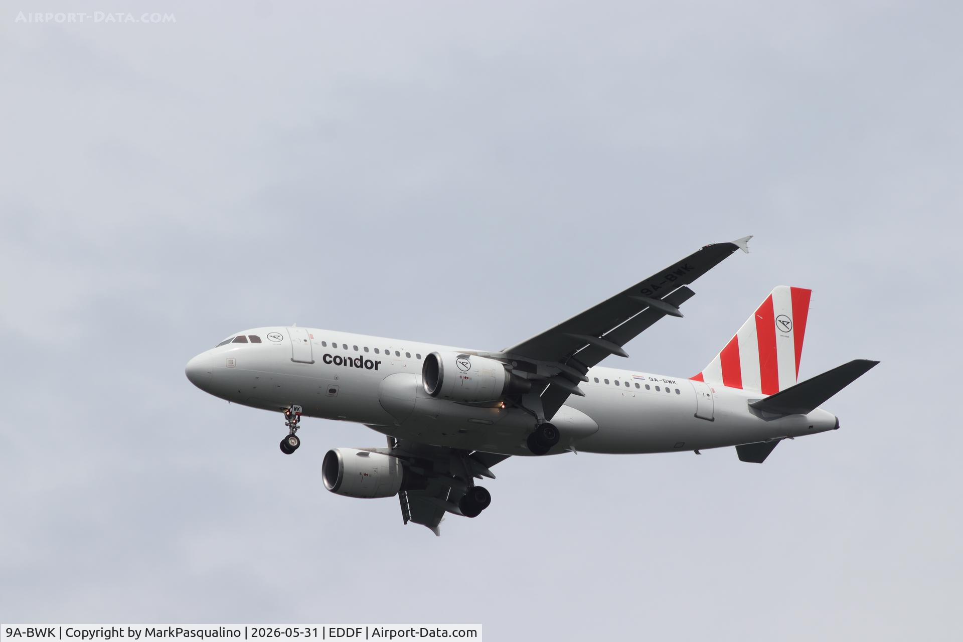 9A-BWK, 2011 Airbus A319-112, c/n 4663, Airbus A319-112
