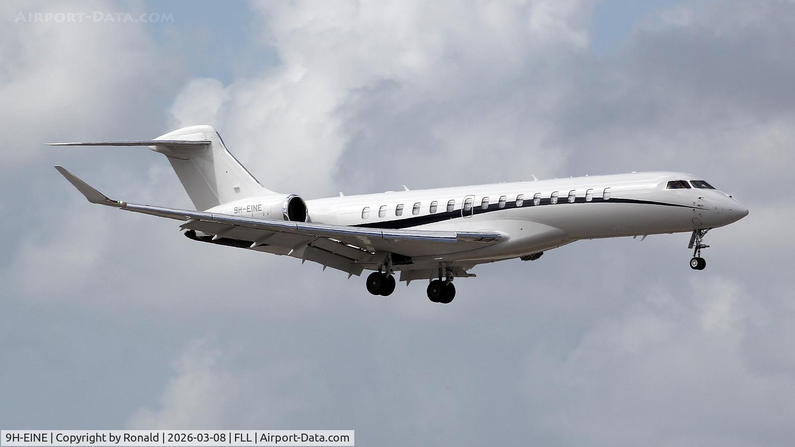 9H-EINE, 2024 Bombardier BD-700-2A12, c/n 70187, at fll