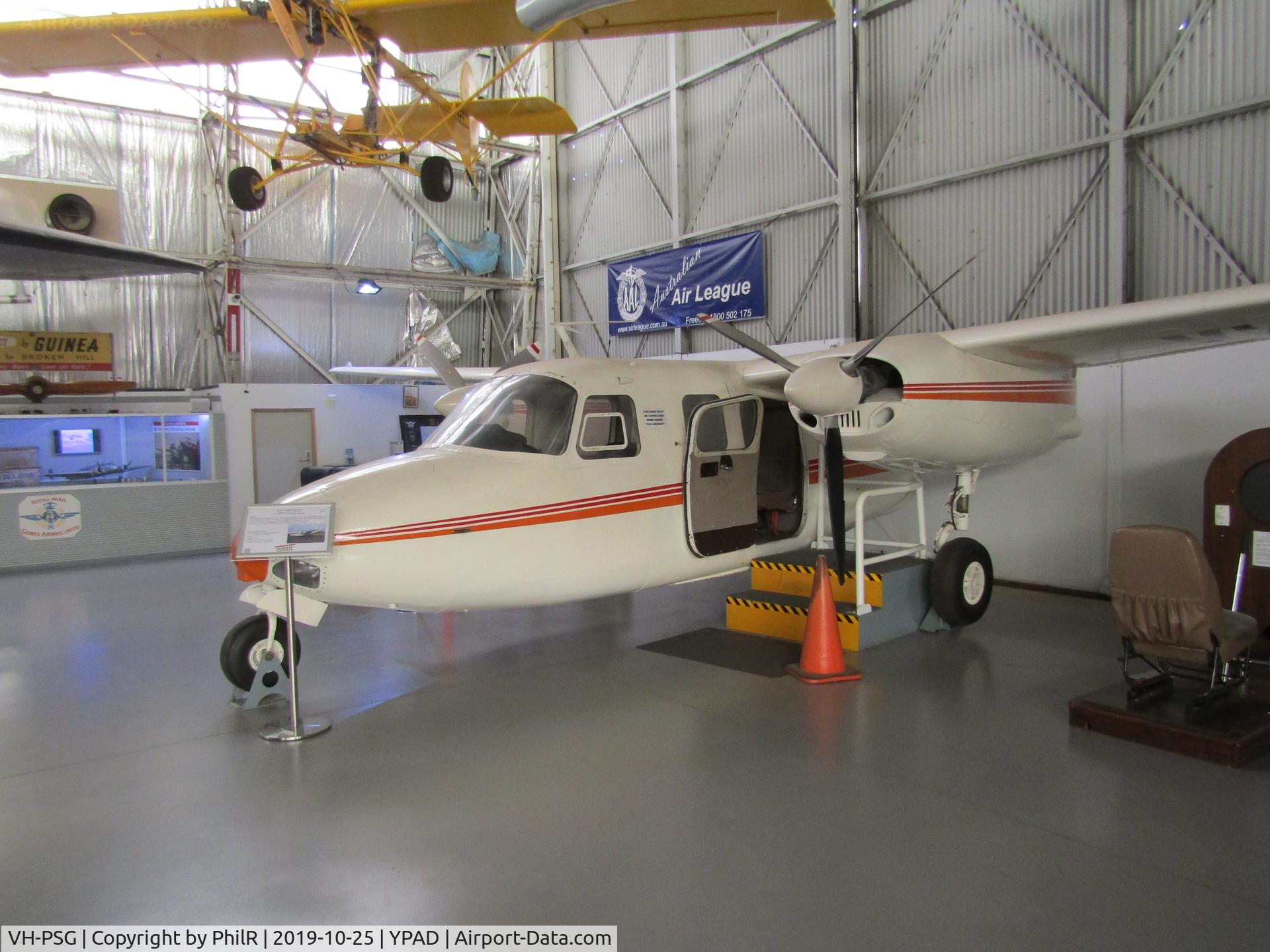 VH-PSG, Aero Commander 680, c/n 680-422-96, VH-PSG 1961 Aero Commander 680 SAAM Adelaide
