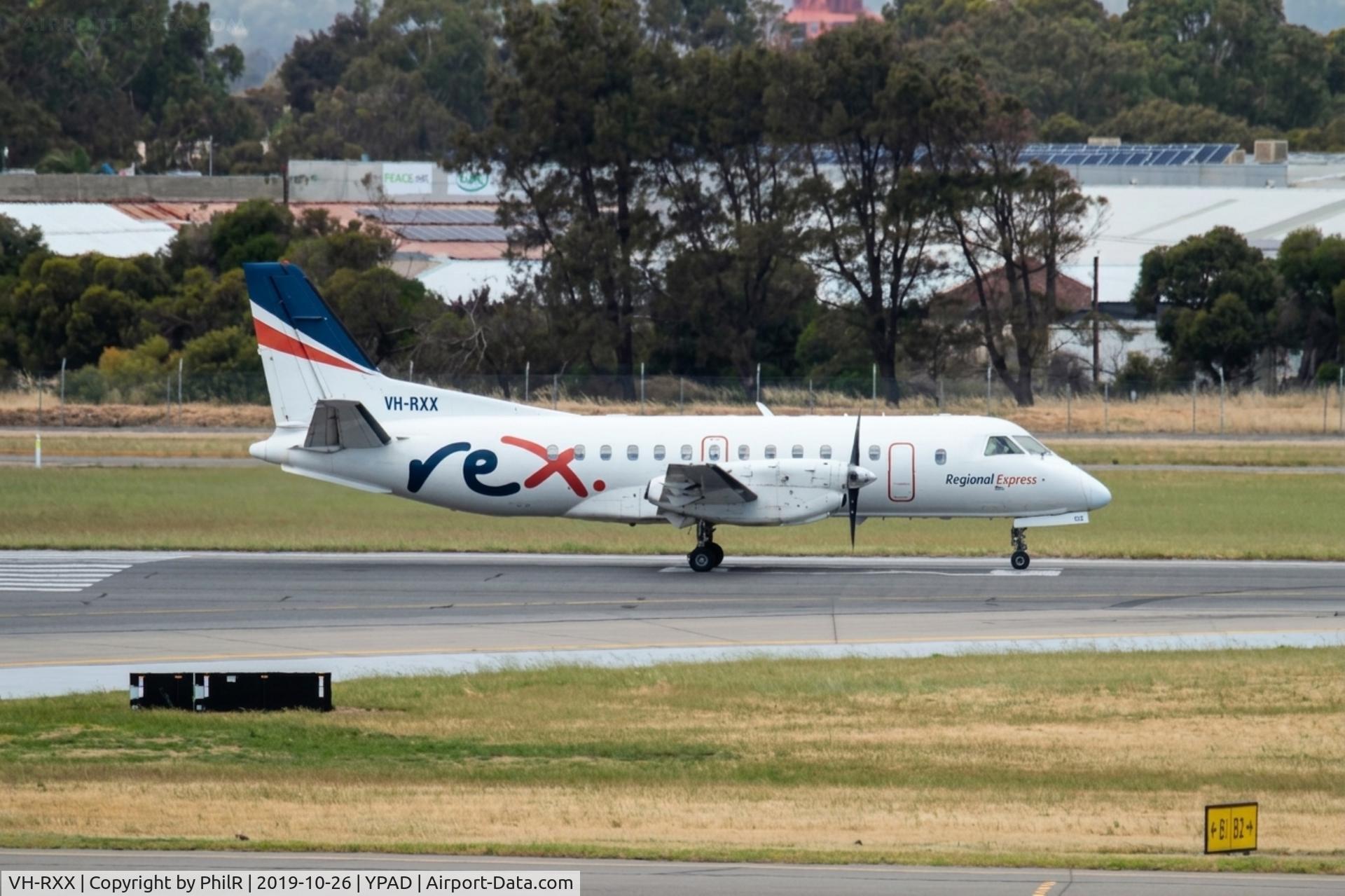 VH-RXX, 1990 Saab 340B, c/n 340B-209, VH-RXX 1990 Saab 340B Adelaide 