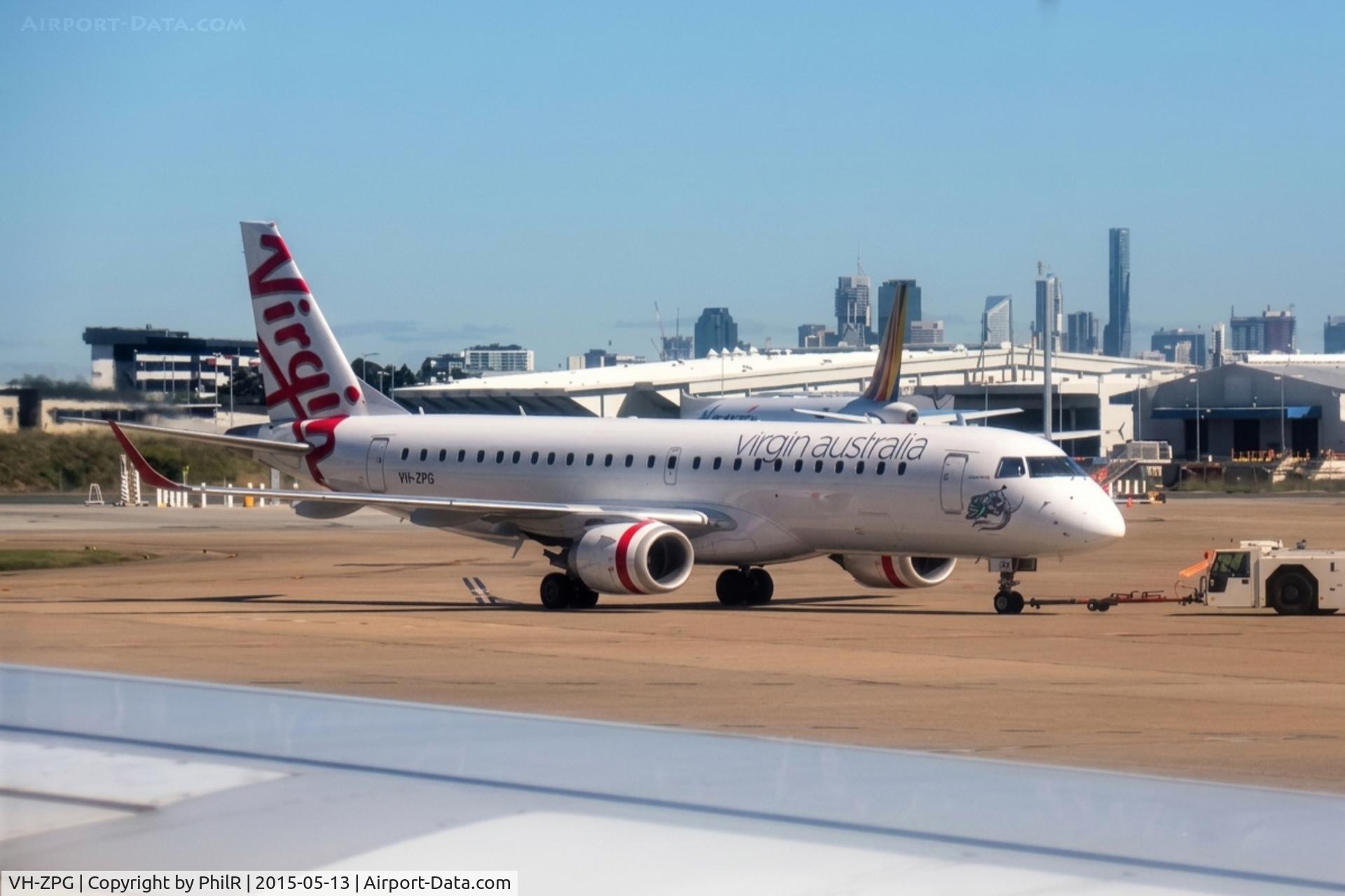VH-ZPG, 2008 Embraer 190AR (ERJ-190-100IGW), c/n 19000195, VH-ZPG 2008 ERJ 190 Virgin Australia BNE 
