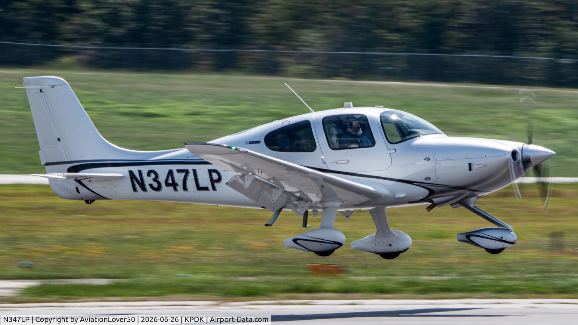 Aircraft N347LP, SR20, at KPDK, photo by AviationLover50