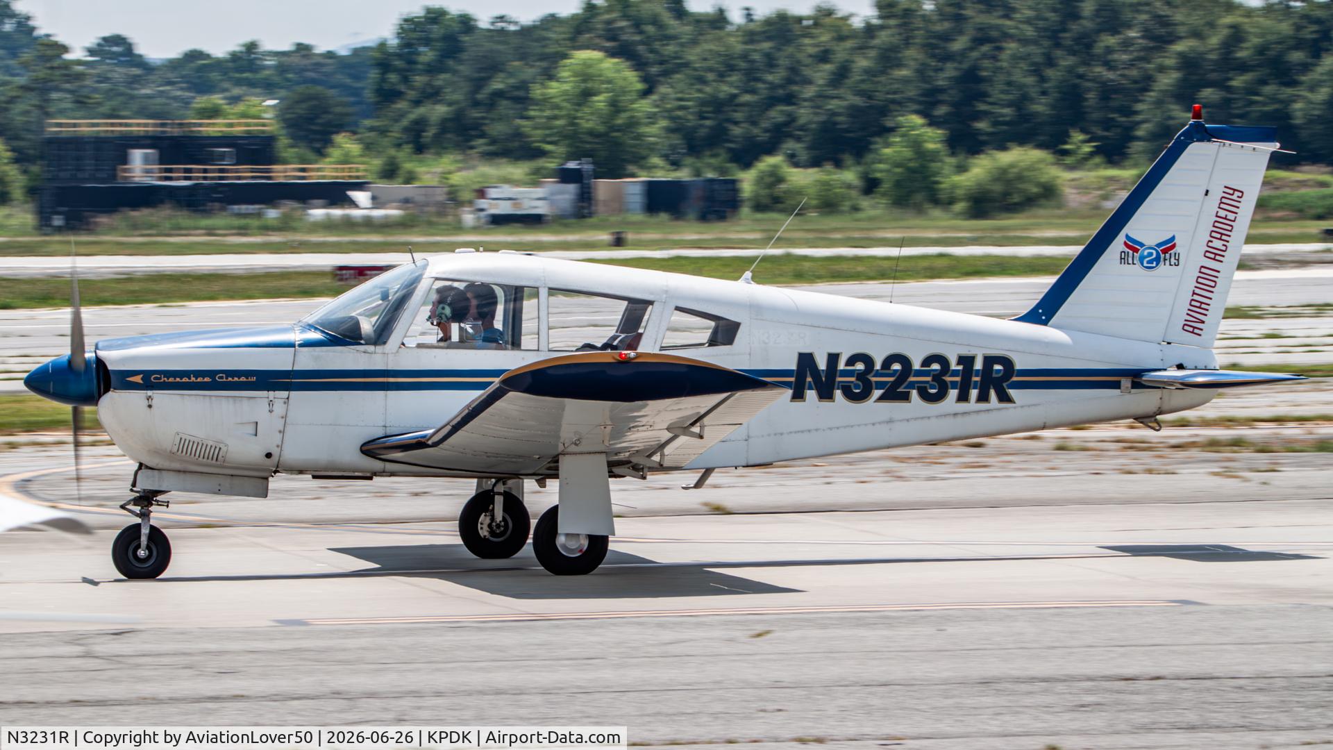 N3231R, 1969 Piper PA-28R-180 Cherokee Arrow, c/n 28R-31000, Cherokee Arrow