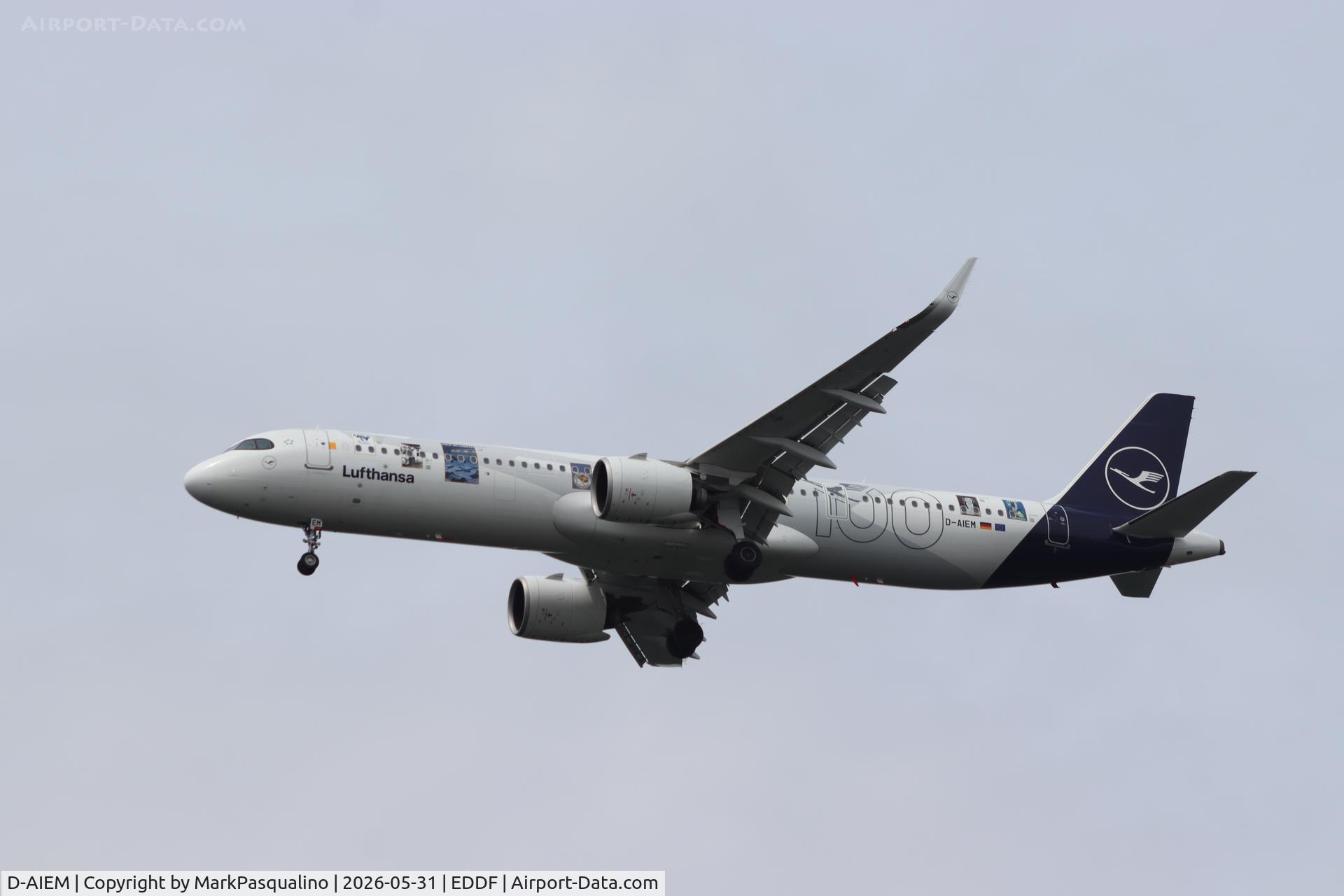 D-AIEM, 2021 Airbus A321-271NX, c/n 10817, Airbus A321-271NX