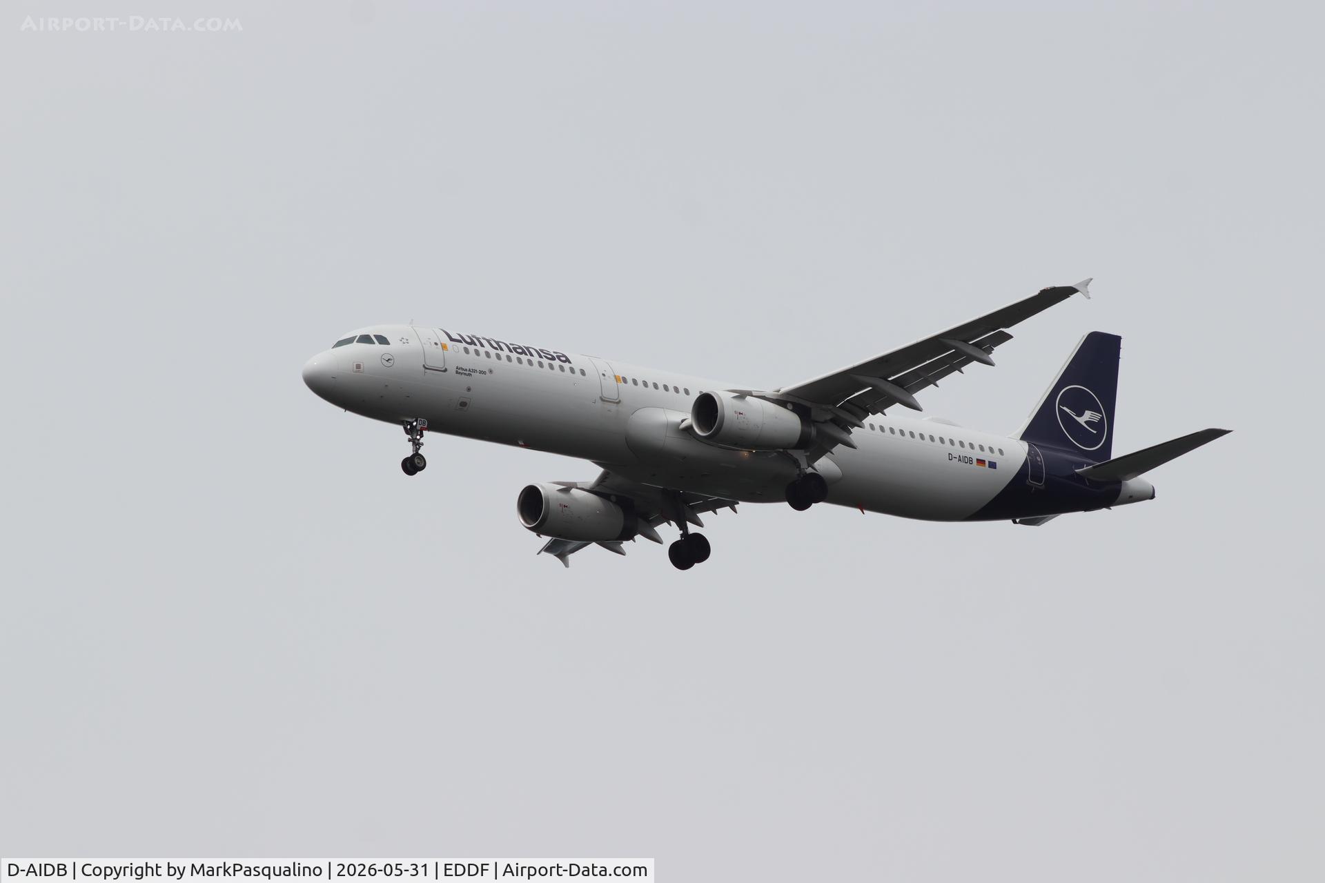 D-AIDB, 2010 Airbus A321-231, c/n 4545, Airbus A321-231