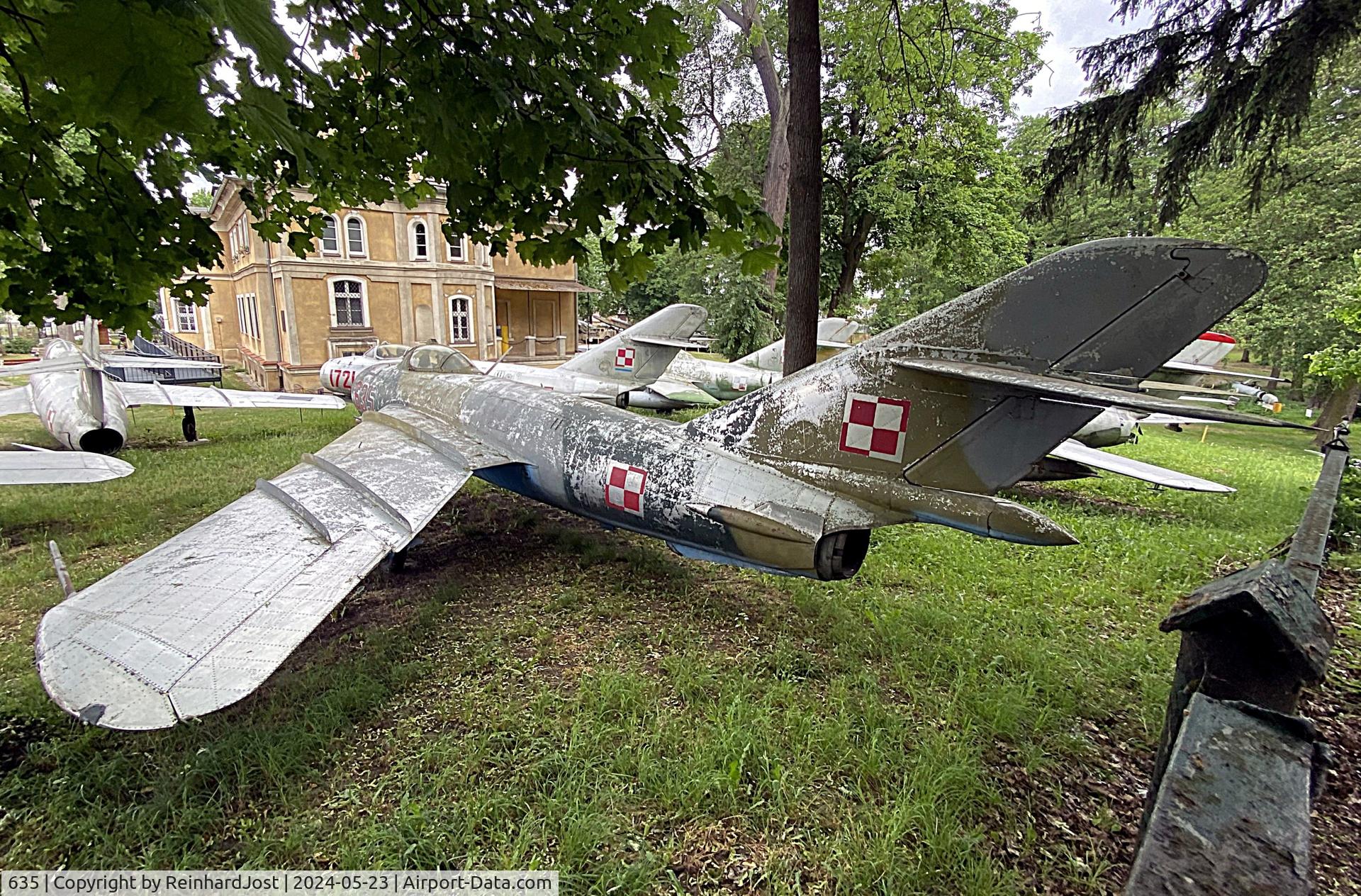 635, PZL-Mielec Lim-6MR, c/n 1J-0635, Polish-build Fresco in the reconnaissance version at the Drzonov Aviation Museum close to the German border