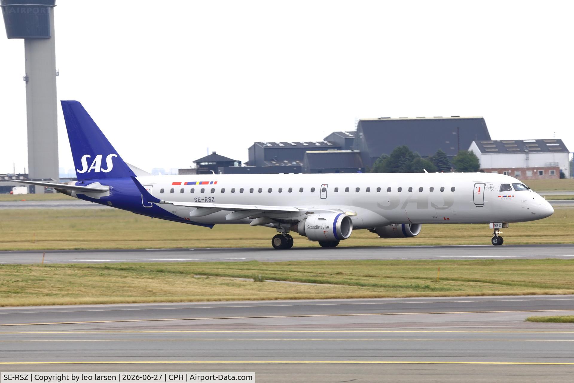 SE-RSZ, 2017 Embraer ERJ 195LR (190-200LR), c/n 19000727, Copenhagen 27.6.2026