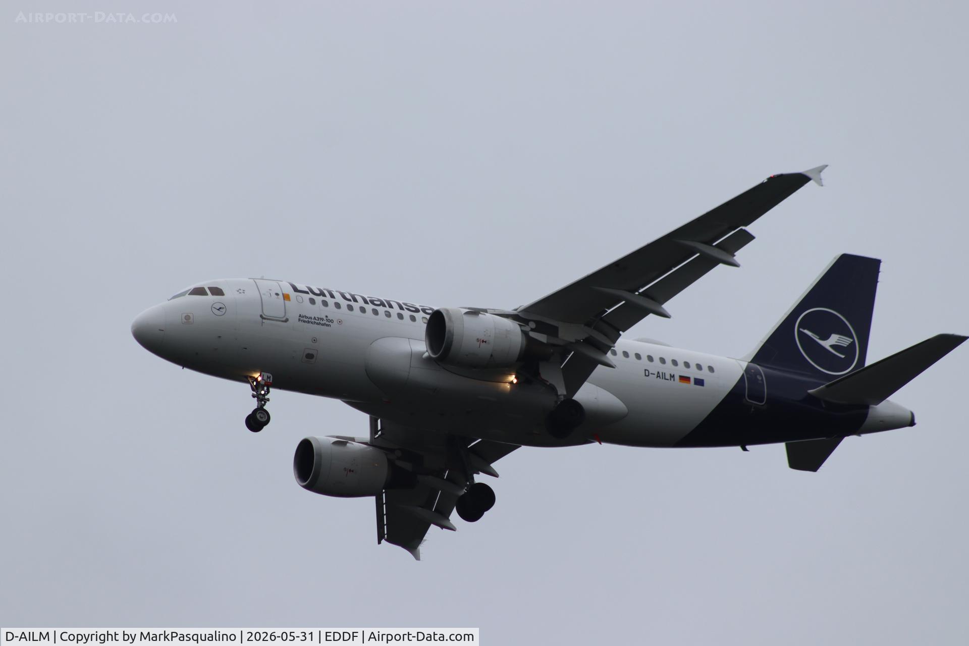 D-AILM, 1997 Airbus A319-114, c/n 694, Airbus A319-114