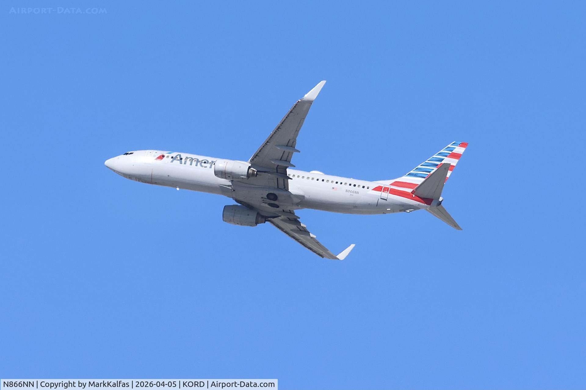 N866NN, 2010 Boeing 737-823, c/n 40584, B738 American Boeing 737-823 N866NN departing 27L KORD