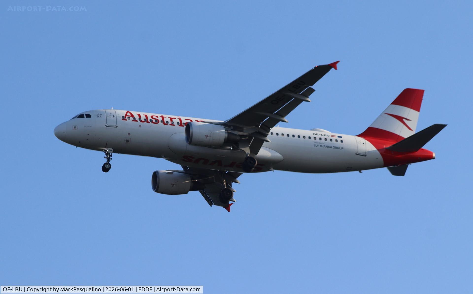 OE-LBU, 2001 Airbus A320-214, c/n 1478, Airbus A320-214