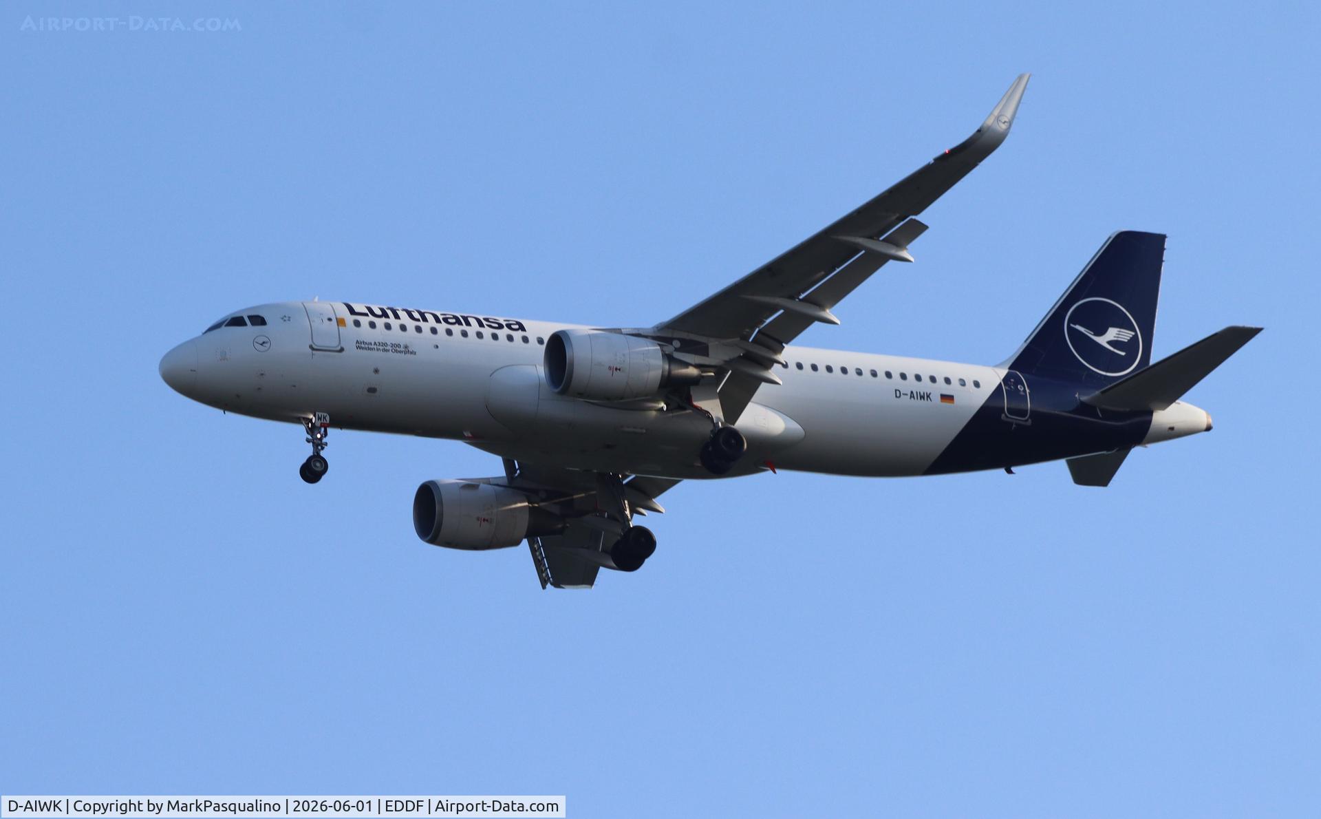 D-AIWK, 2019 Airbus A320-214, c/n 9058, Airbus A320-214