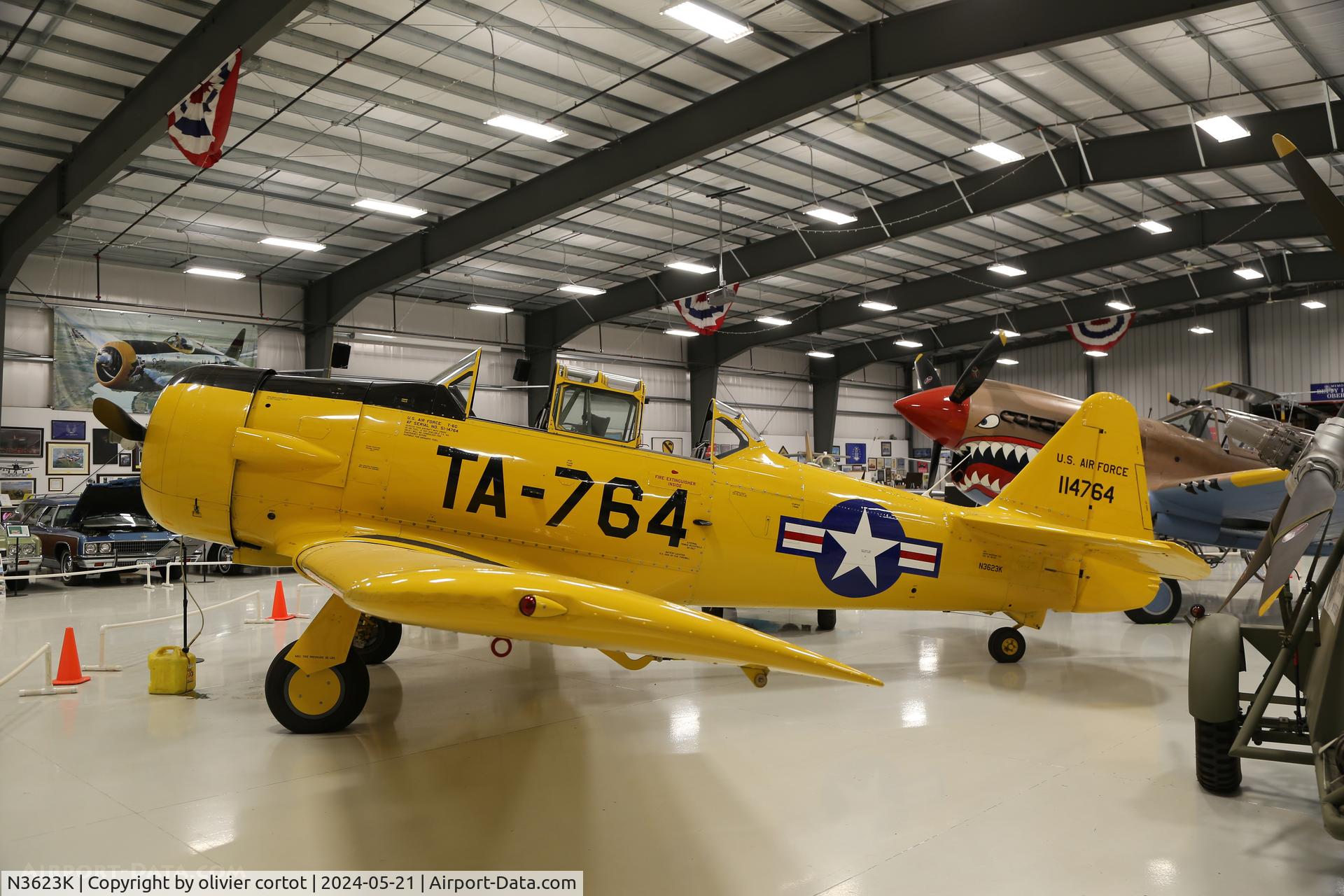 N3623K, North American T-6G Texan, c/n 168-472, warhawk museum idaho