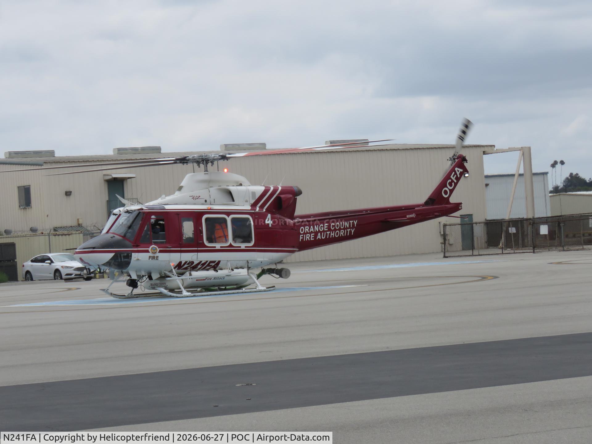 N241FA, 2008 Bell 412EP, c/n 36487, Starting up