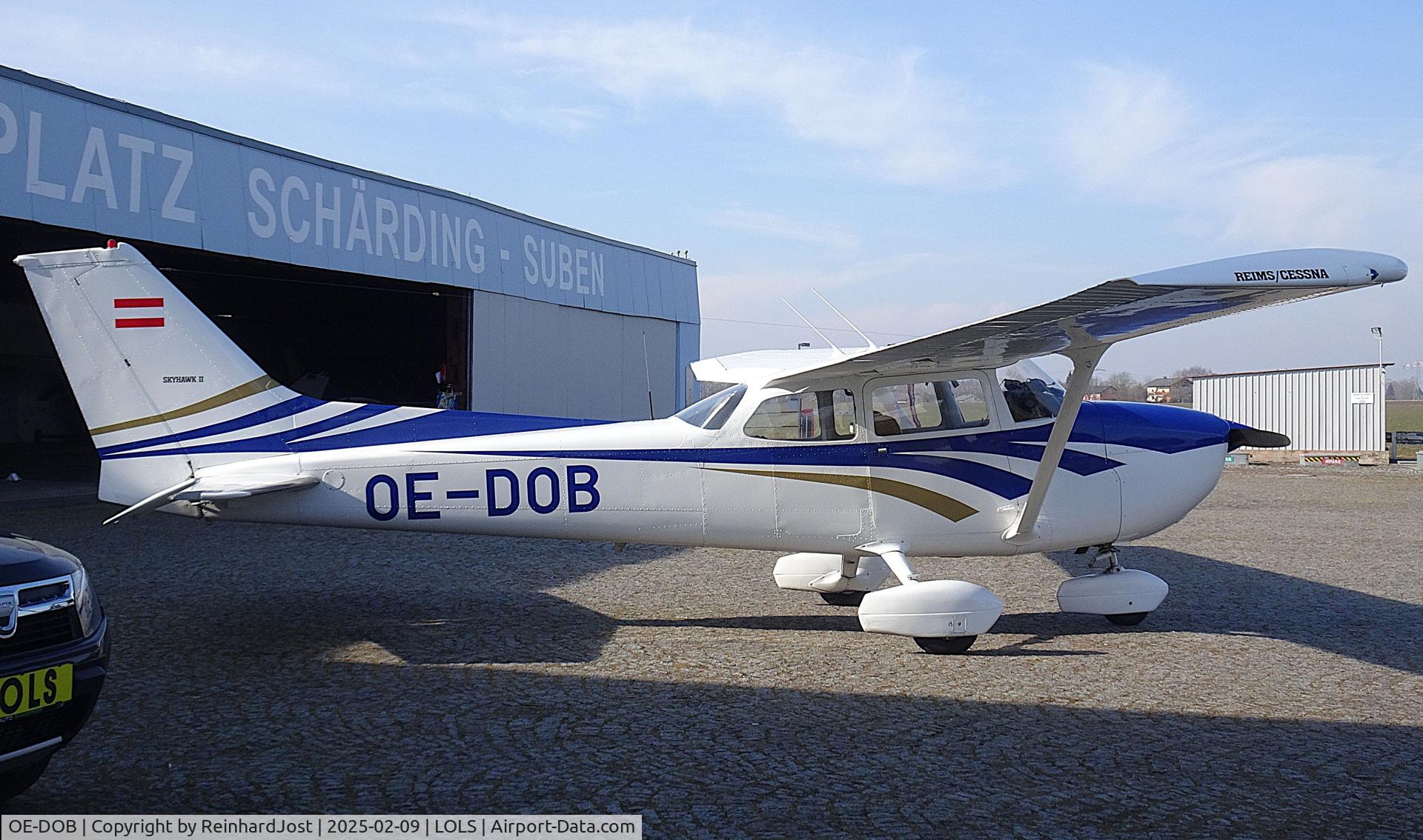 OE-DOB, 1979 Reims Cessna F172N, c/n F17201792, Dobersberg-based Skyhawk OE-DOB (ex-D-EIYA)  visits Schärding-Suben, AUstria