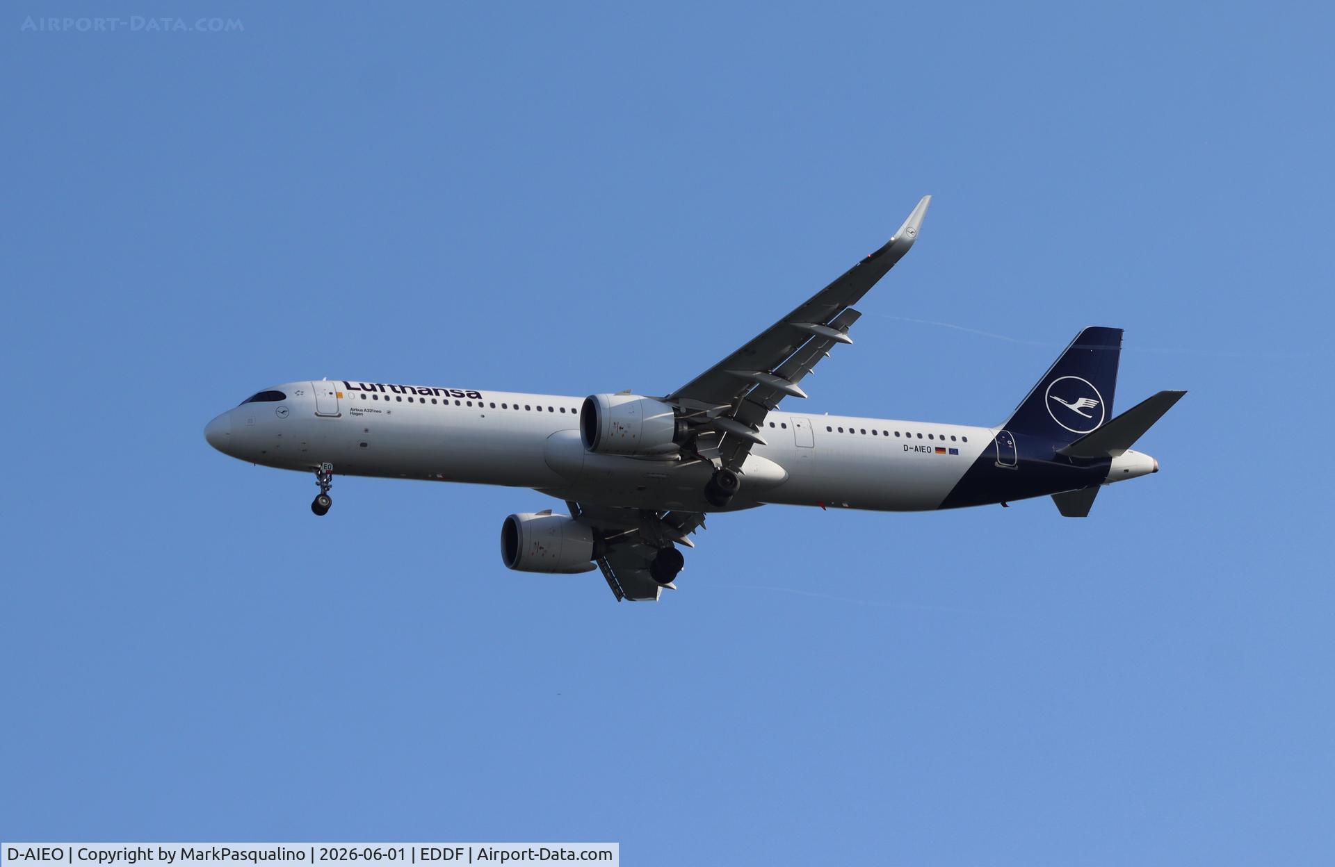D-AIEO, 2022 Airbus A321-271NX, c/n 10892, Airbus A321-271NX