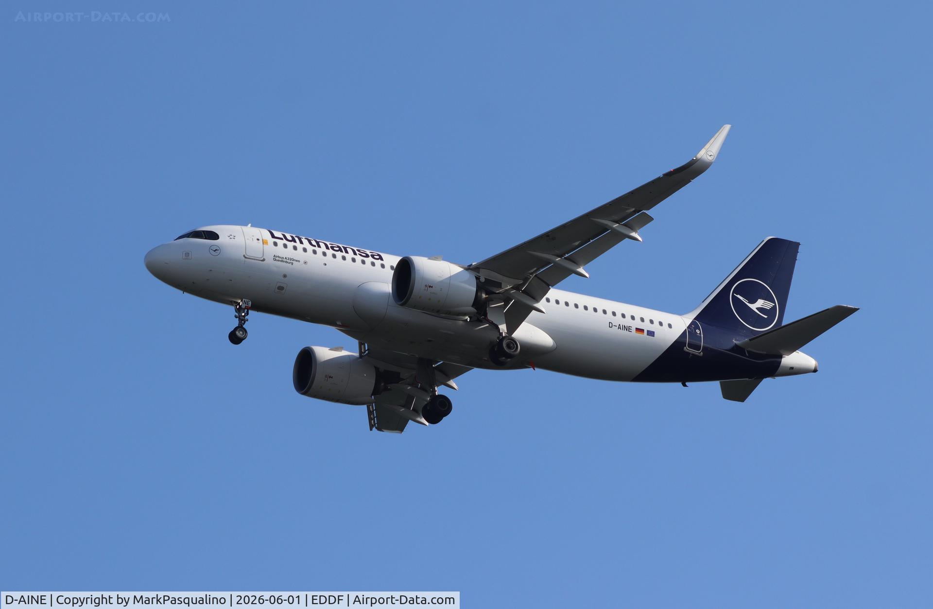 D-AINE, 2016 Airbus A320-271N, c/n 7103, Airbus A320-271N