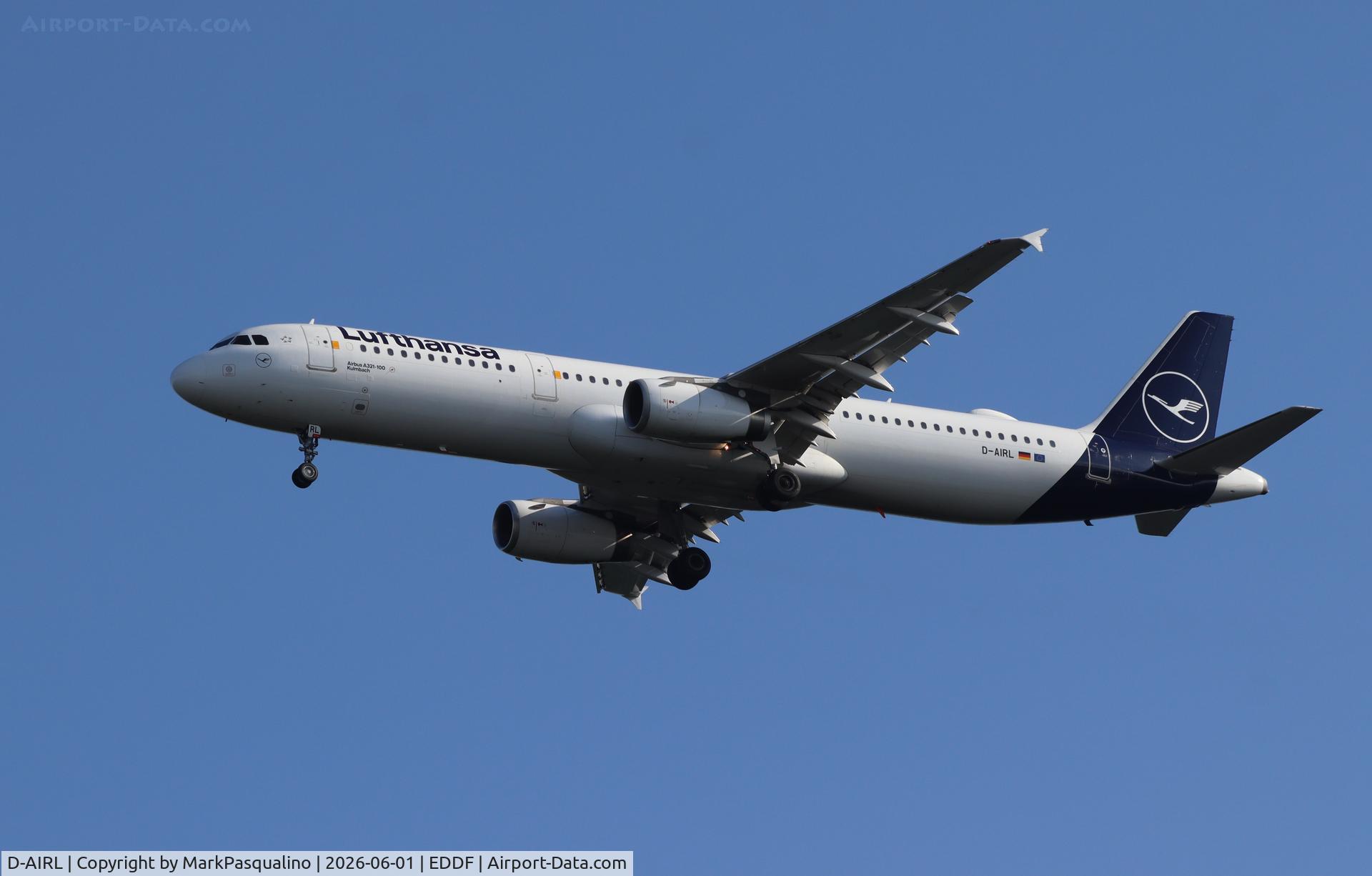 D-AIRL, 1994 Airbus A321-131, c/n 505, Airbus A321-131