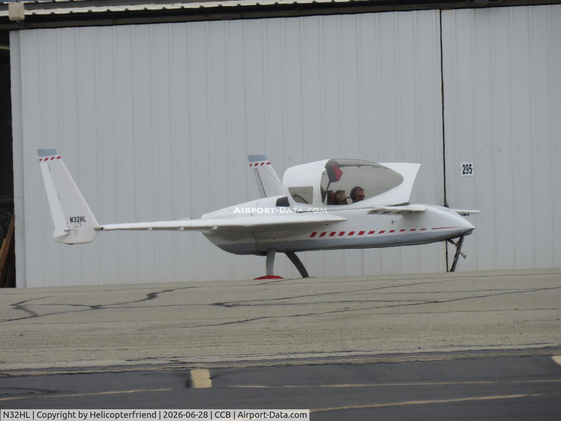 N32HL, 1989 Co-Z Cozy III, c/n 176, Getting ready to go